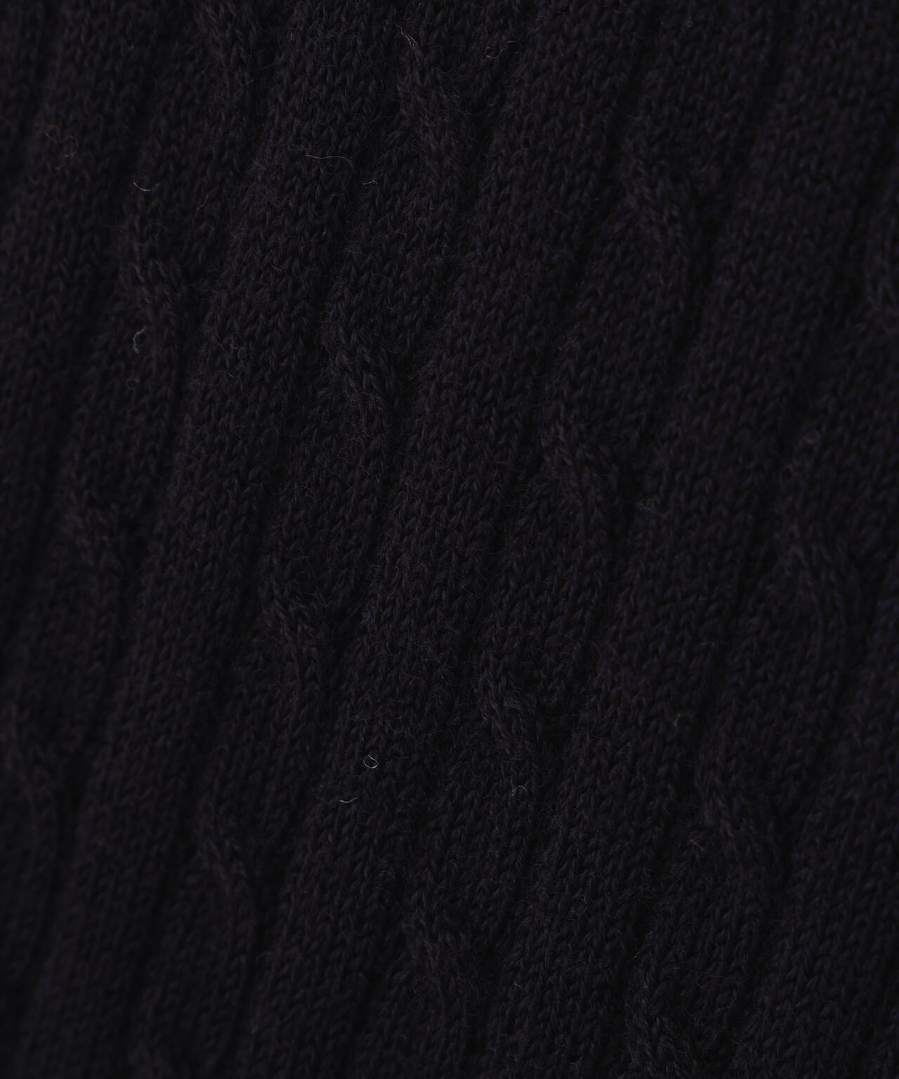 ミニケーブル釦プルオーバー