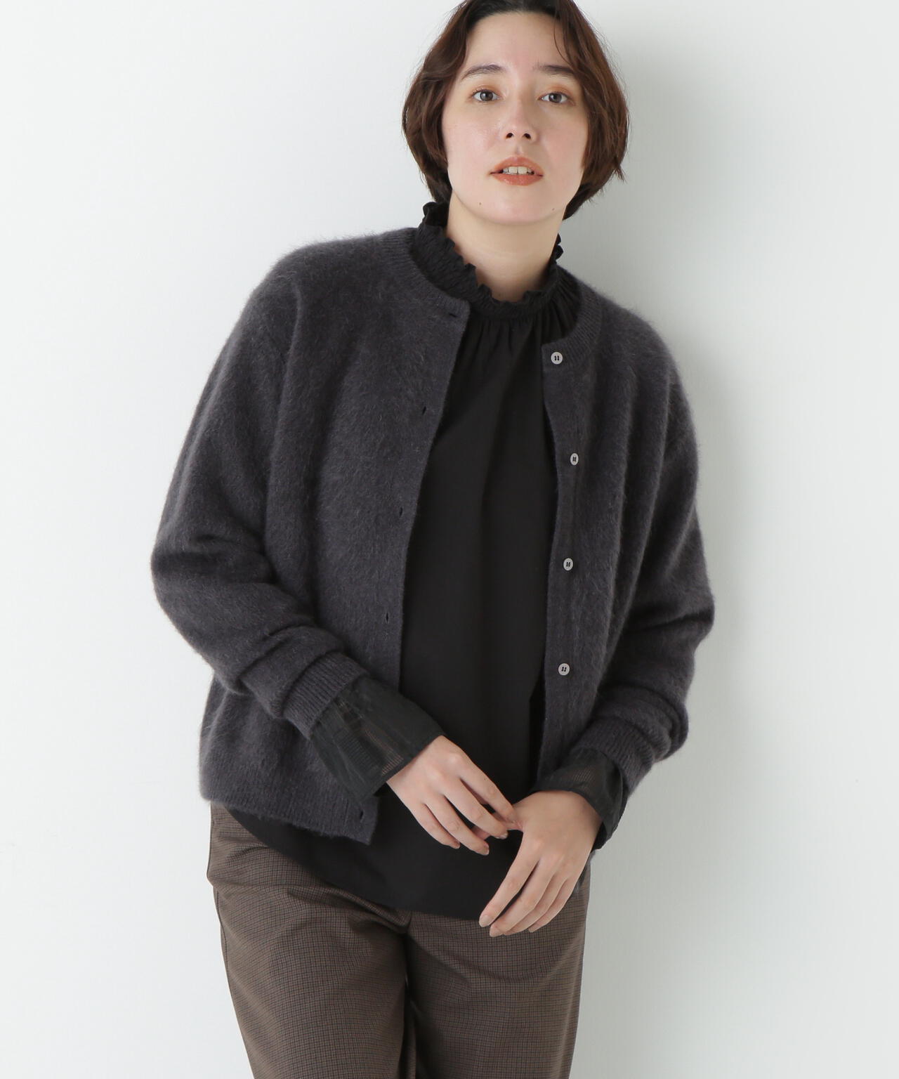 ヤクへアリーカーディガン | human woman（ヒューマンウーマン