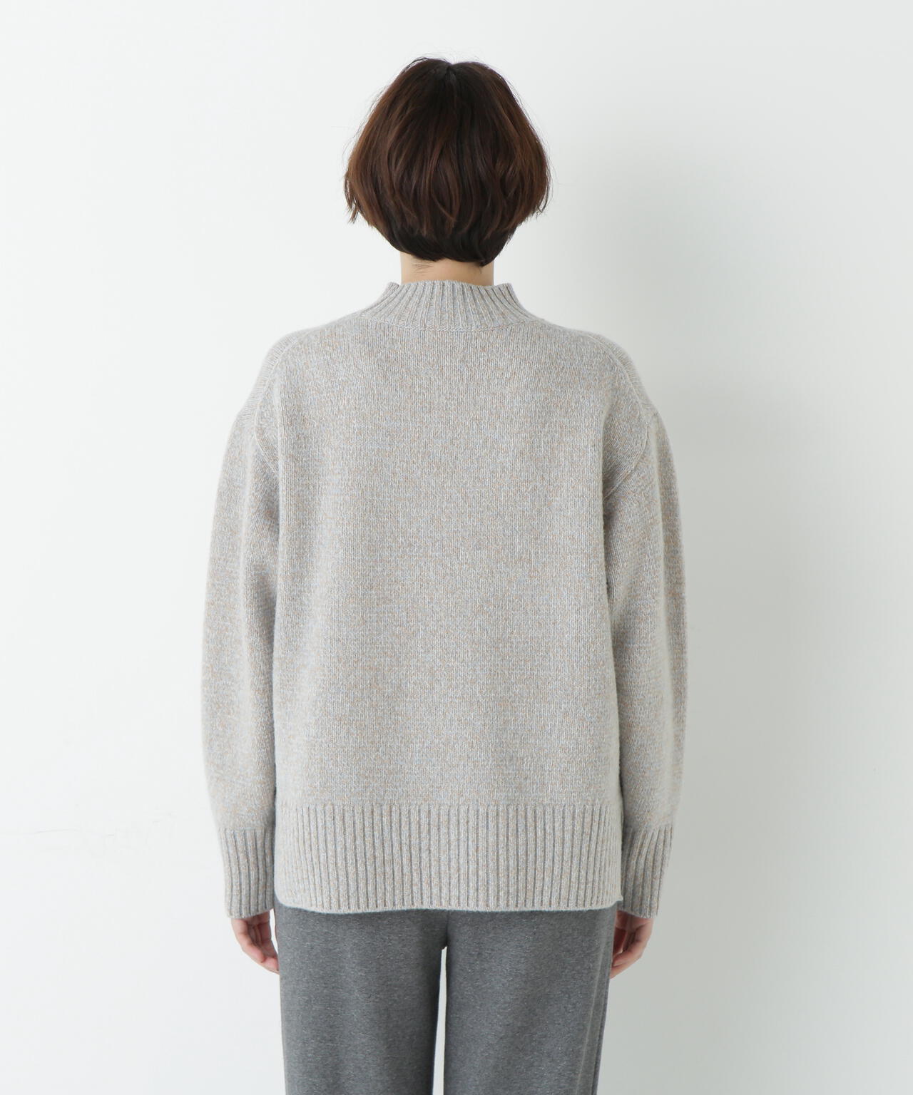 ≪洗える≫ウールローゲージＭＩＸヤーンハイネックプルオーバー