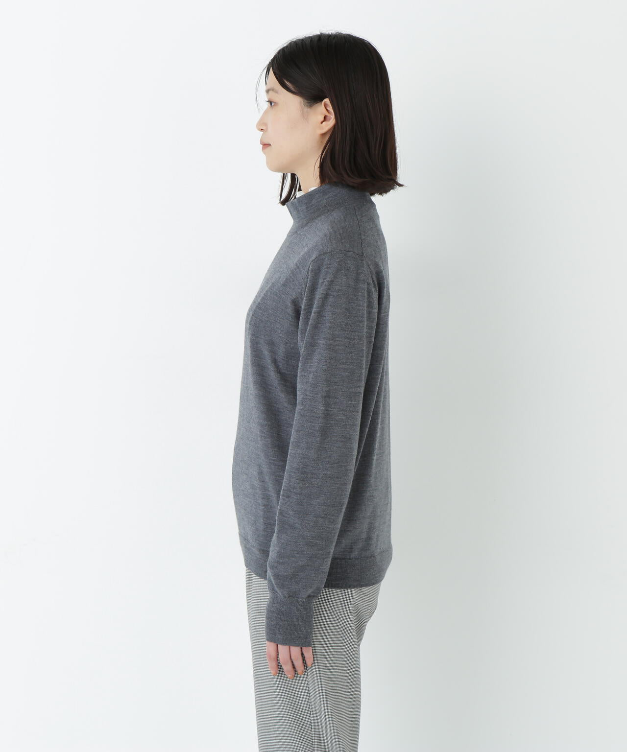 梳毛天竺ハイネックプルオーバー | human woman（ヒューマンウーマン