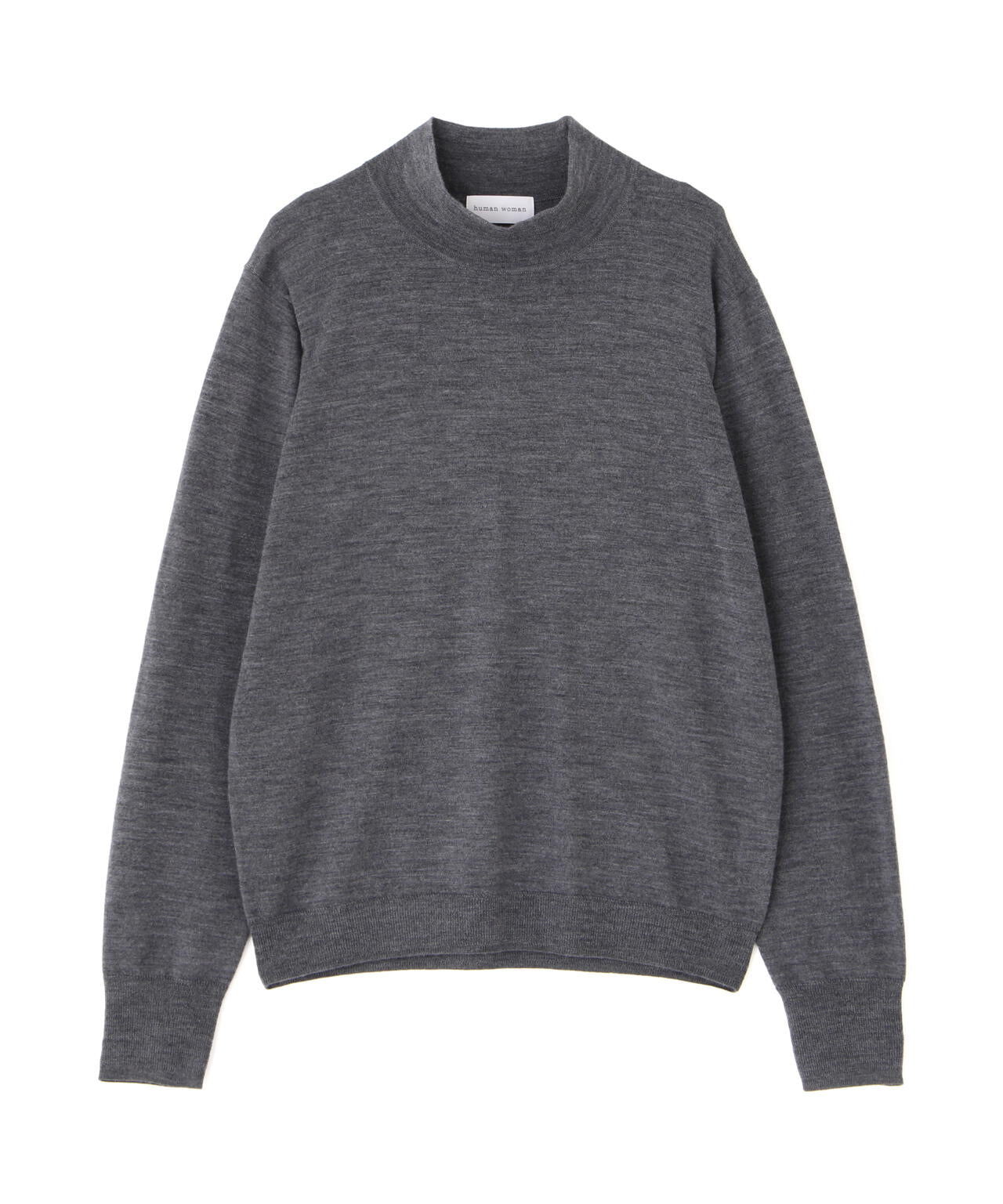 梳毛天竺ハイネックプルオーバー | human woman（ヒューマンウーマン