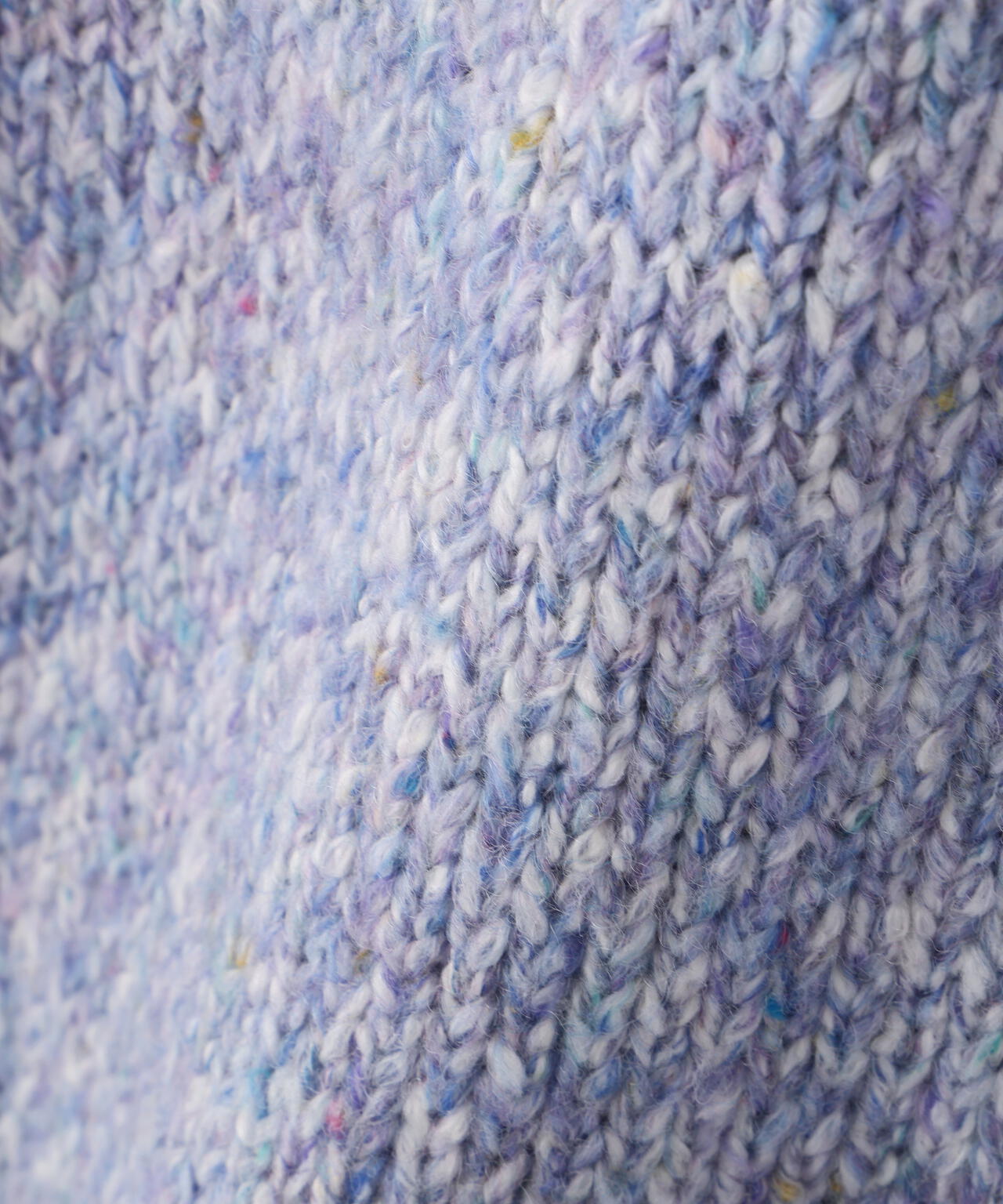 ≪洗える≫MIXヤーンクルーネックラグランプルオーバー | human