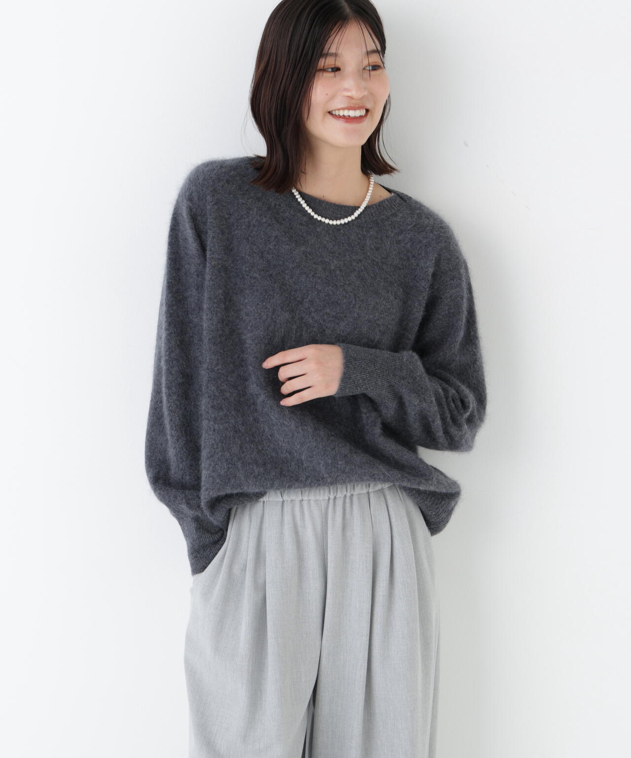 ≪ふわふわ≫ウールファーニットプルオーバー | human woman