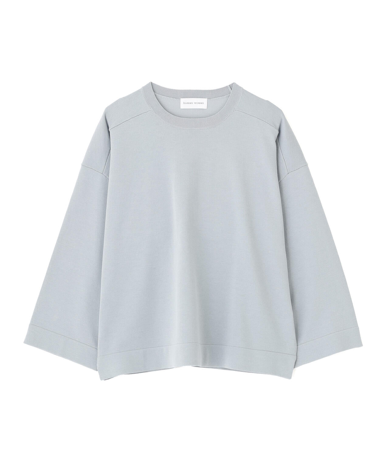 オーガニックコットン混プレーティングプルオーバー