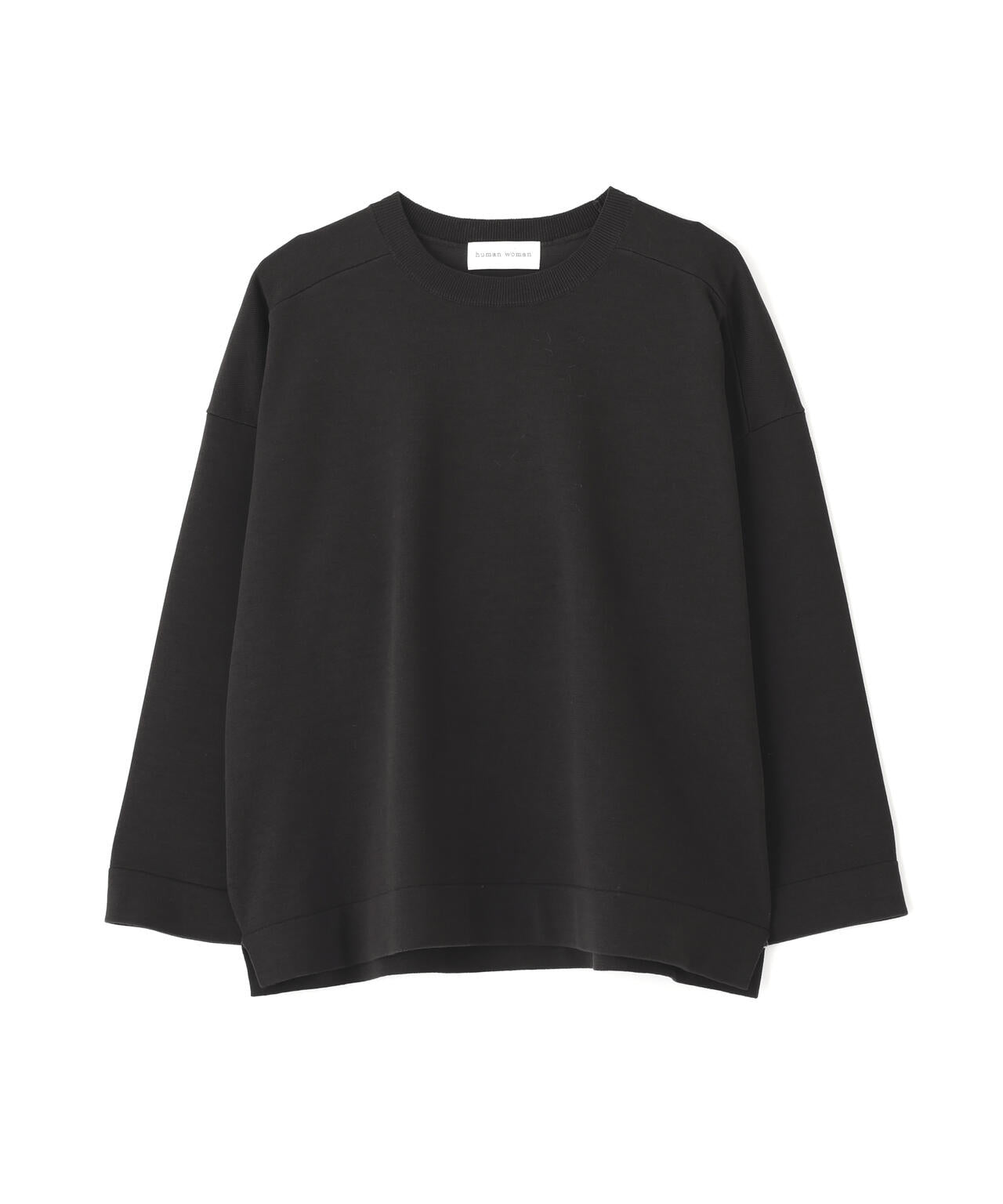 オーガニックコットン混プレーティングプルオーバー