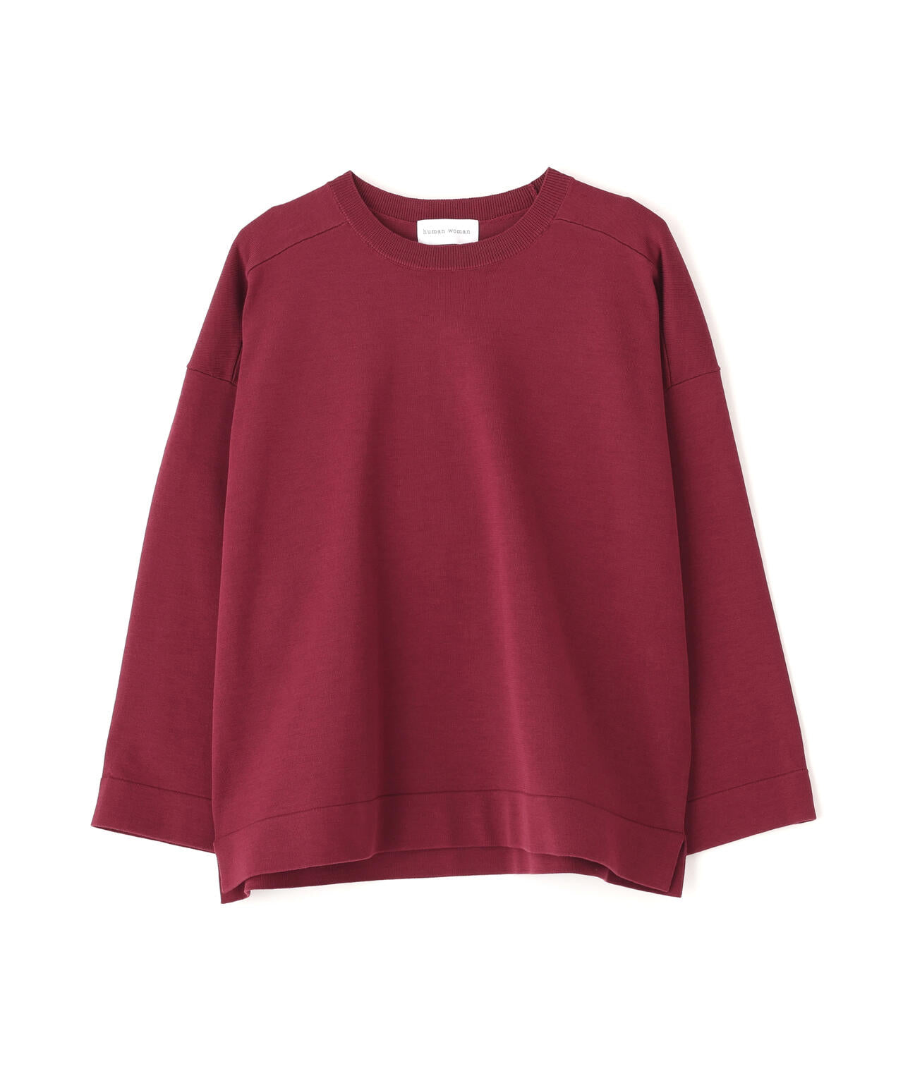 オーガニックコットン混プレーティングプルオーバー