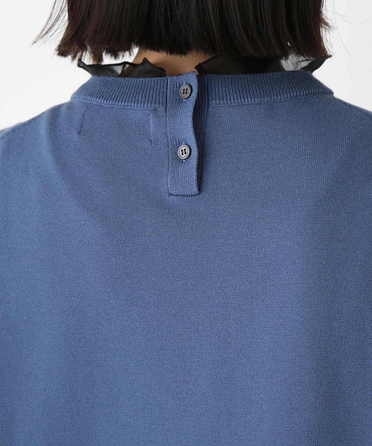 綿ポリエステル取外し衿付プルオーバー | human woman