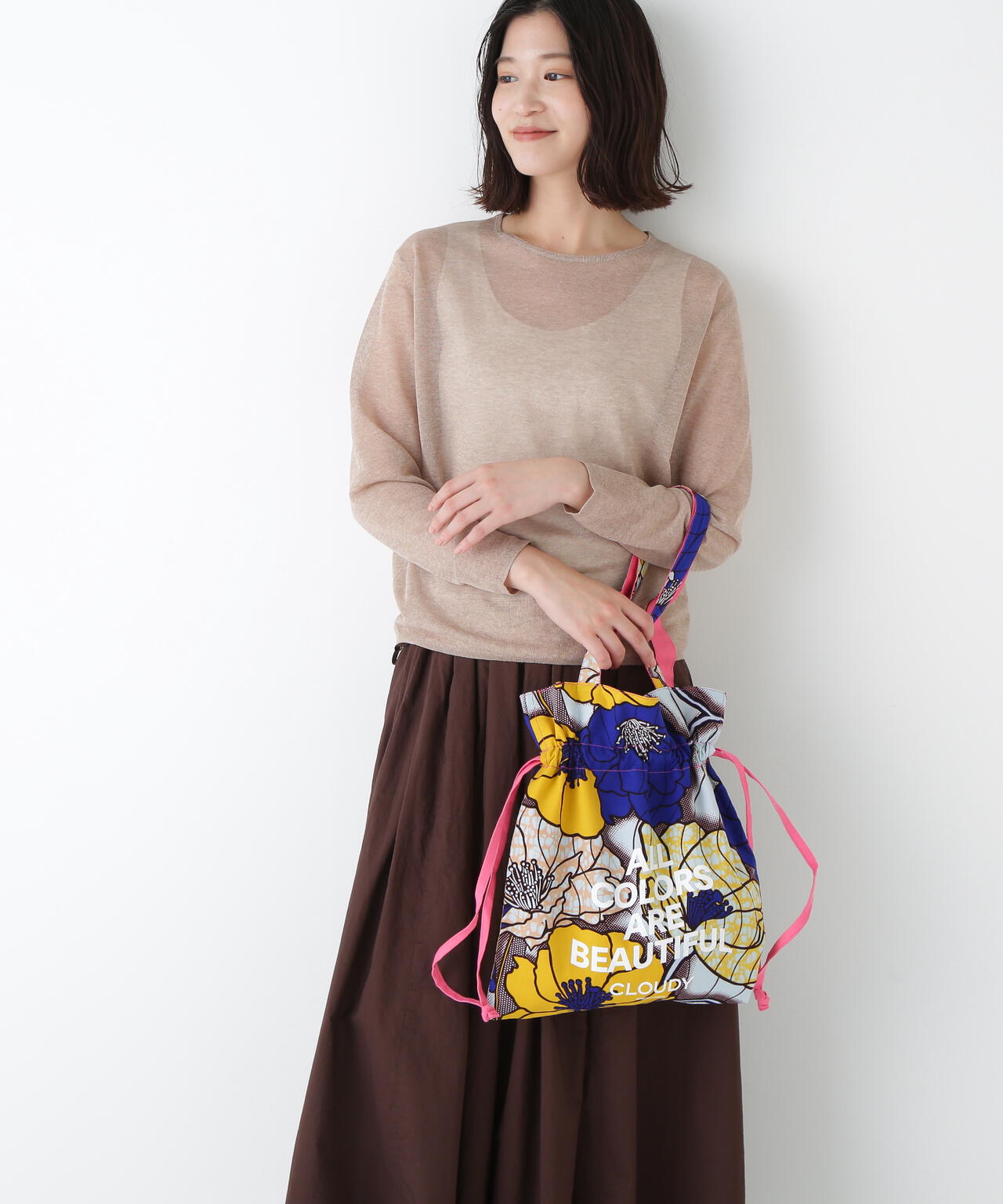 CLOUDYコラボ】リバーシブルAlpha Bag | human woman（ヒューマン