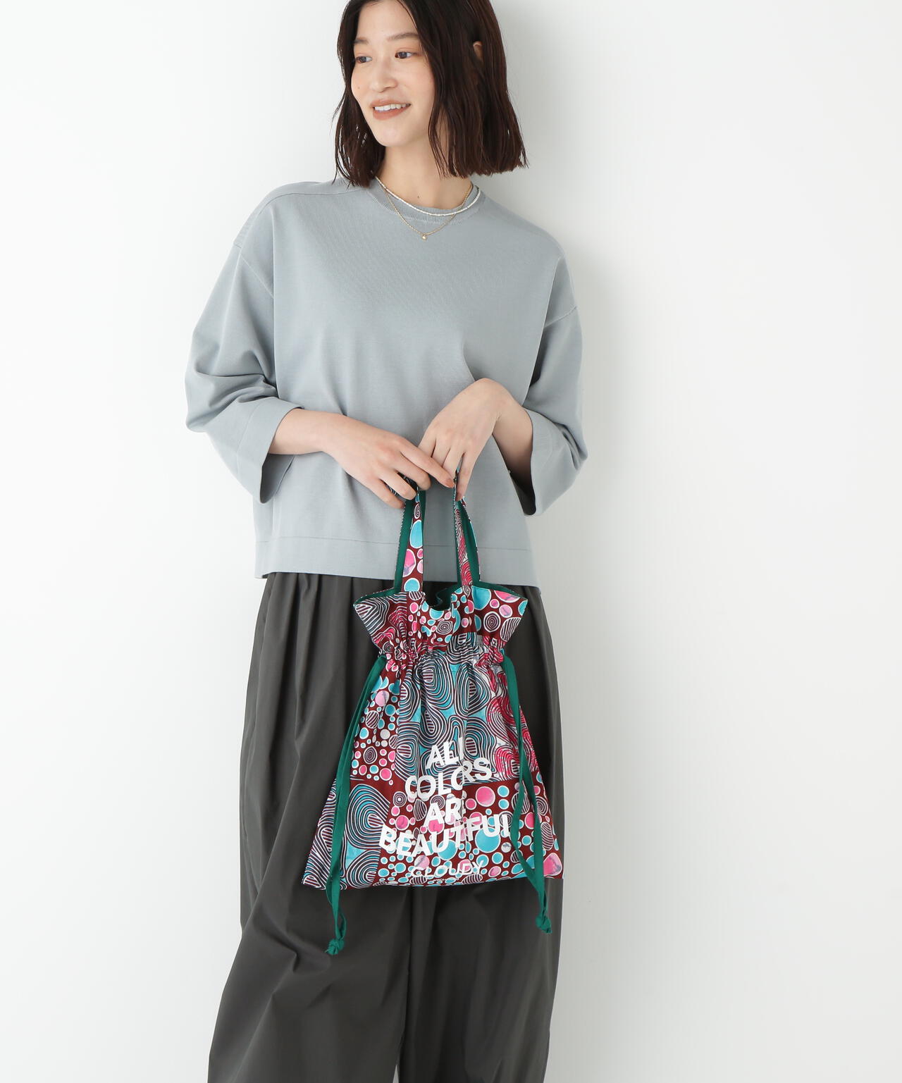 @あい CLOUDYコラボ】リバーシブルAlpha Bag | human woman