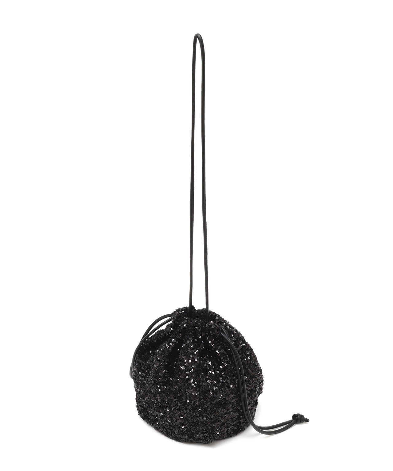 スパンコールドローストリングバッグ