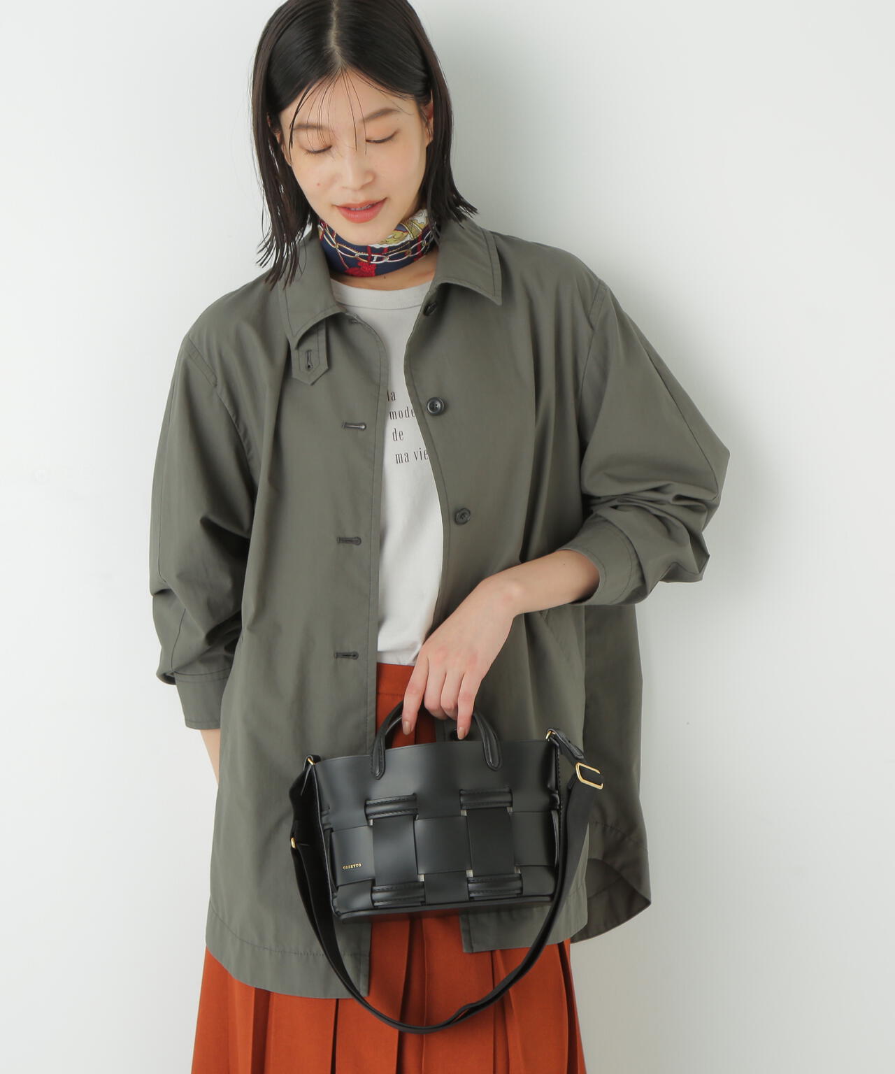 【ＯＲＳＥＴＴＯ】ＲＥＴＥ　レザーショルダーバッグ