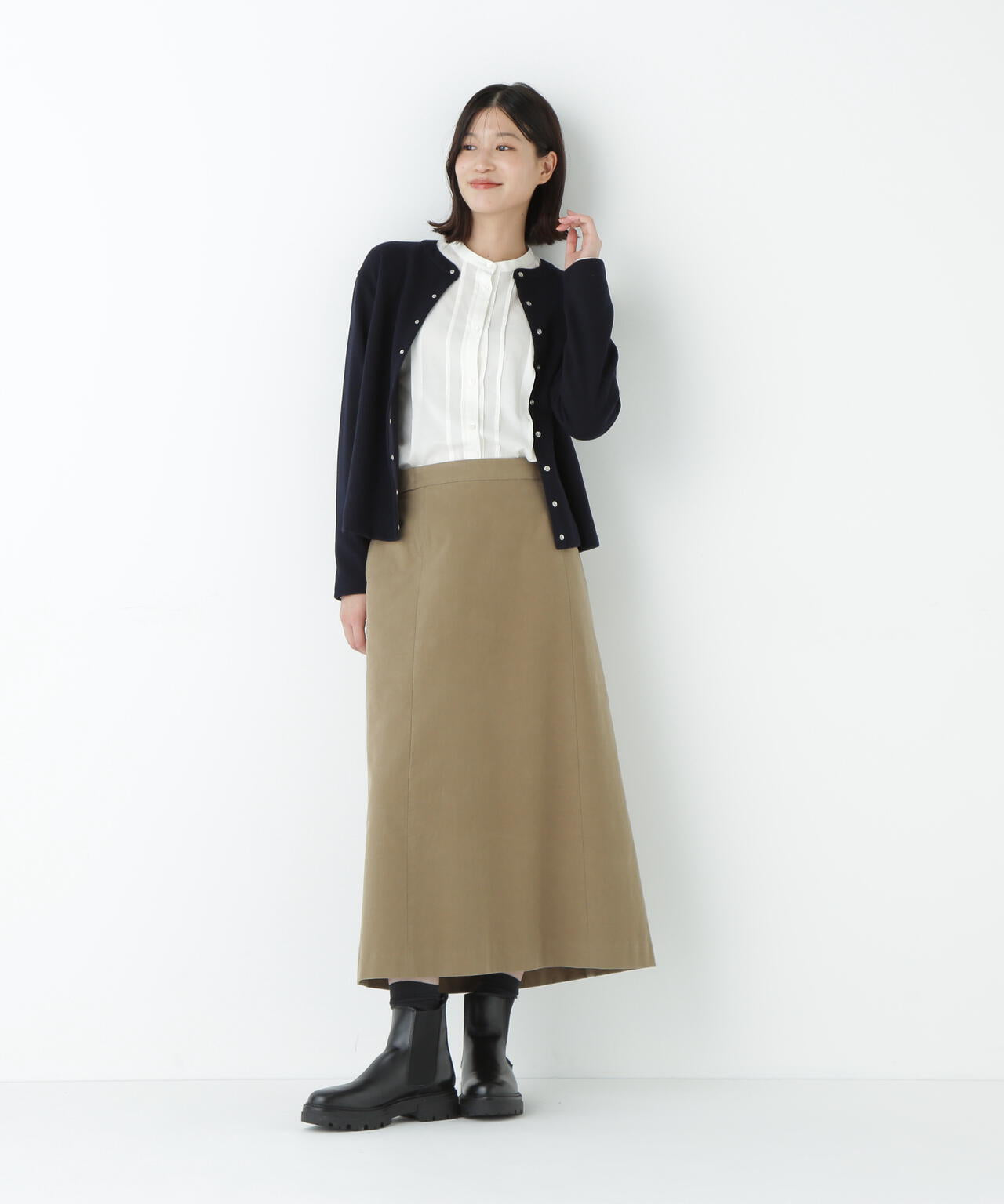 【ＥＮＥＳＳ】　カウレザーチェルシーブーツ