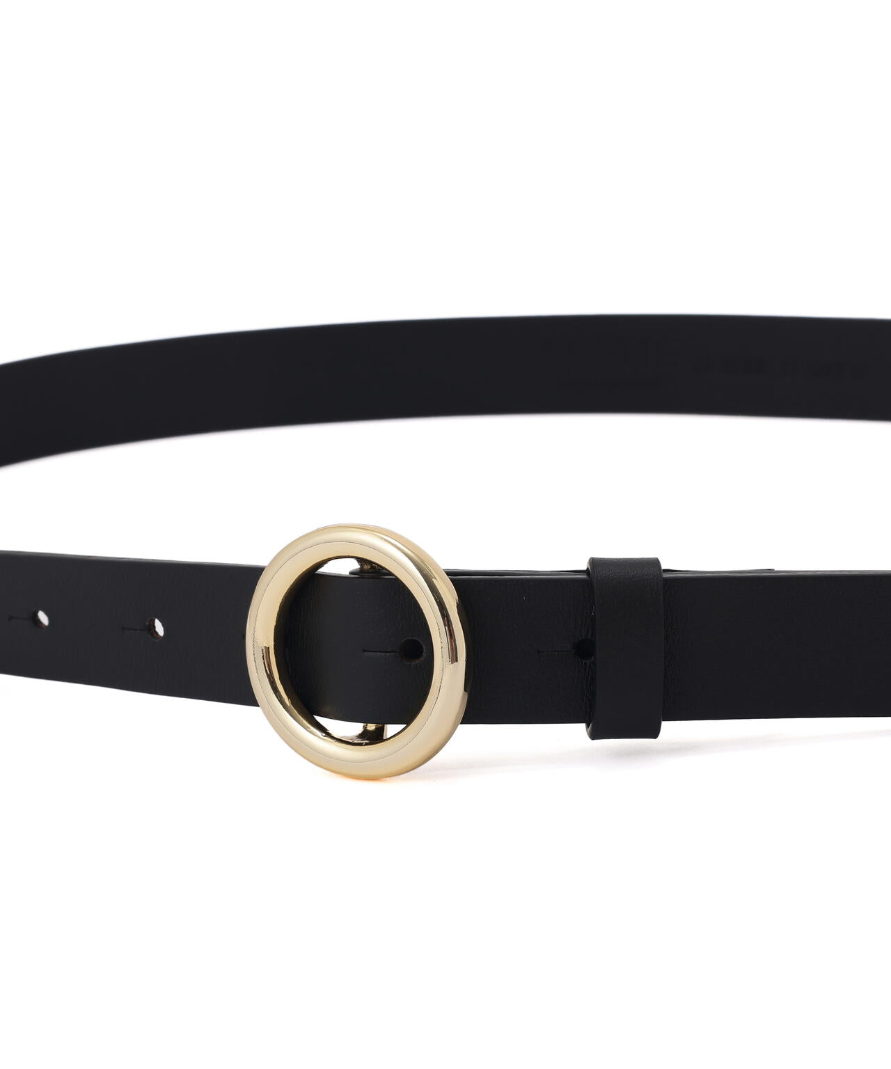 LEFIJE】サークルバックル レザーベルト | human woman