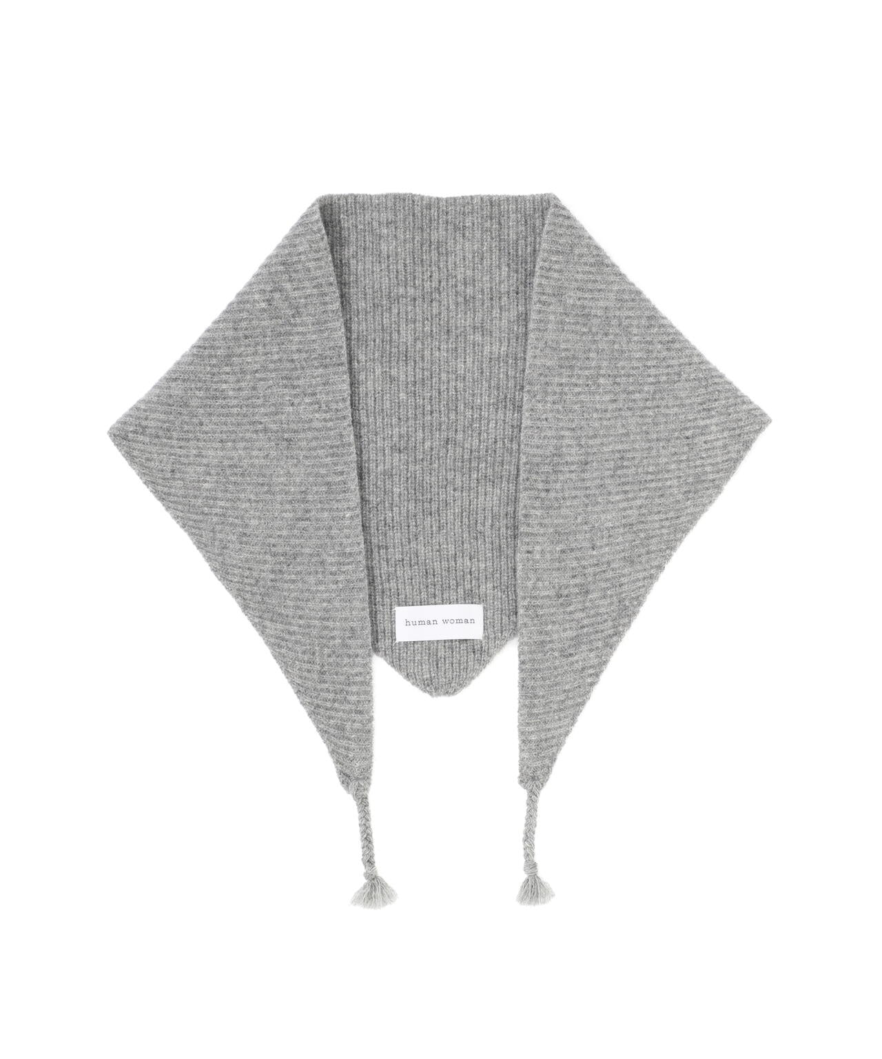 ラムウールトライアングルストール