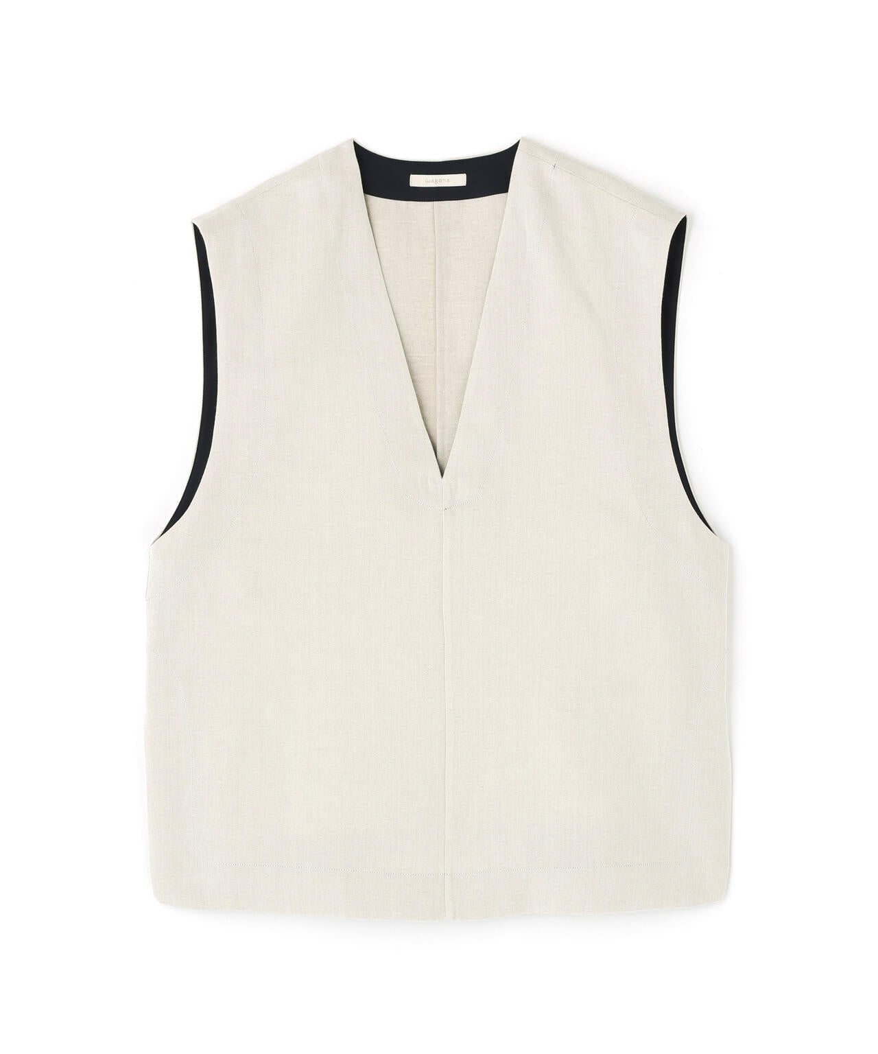 ウール麻カシドスベスト | wagona（ワゴナ） ｜【公式】通販mix.tokyo