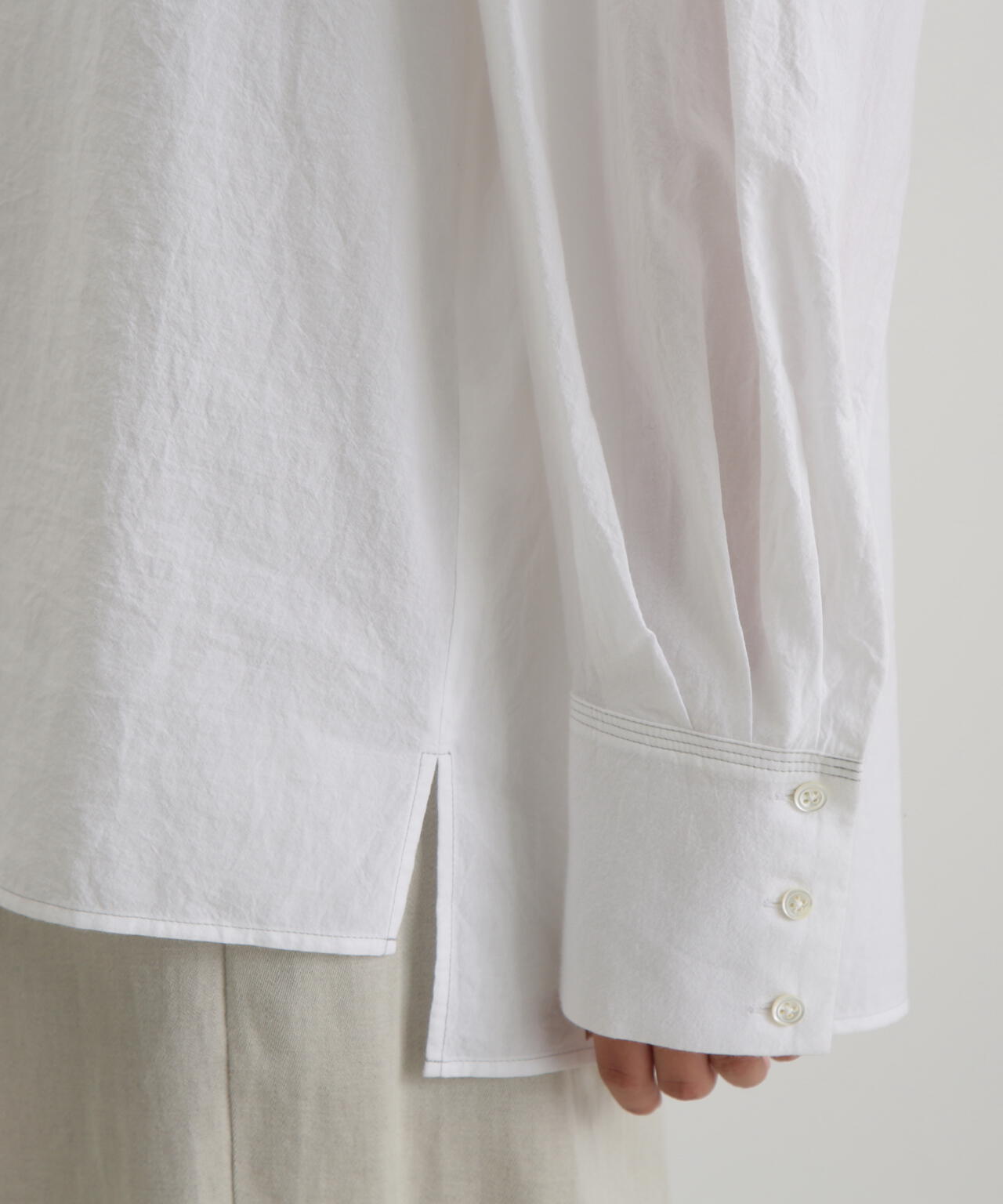 ６０／‐荒炊き染ラグランブラウス