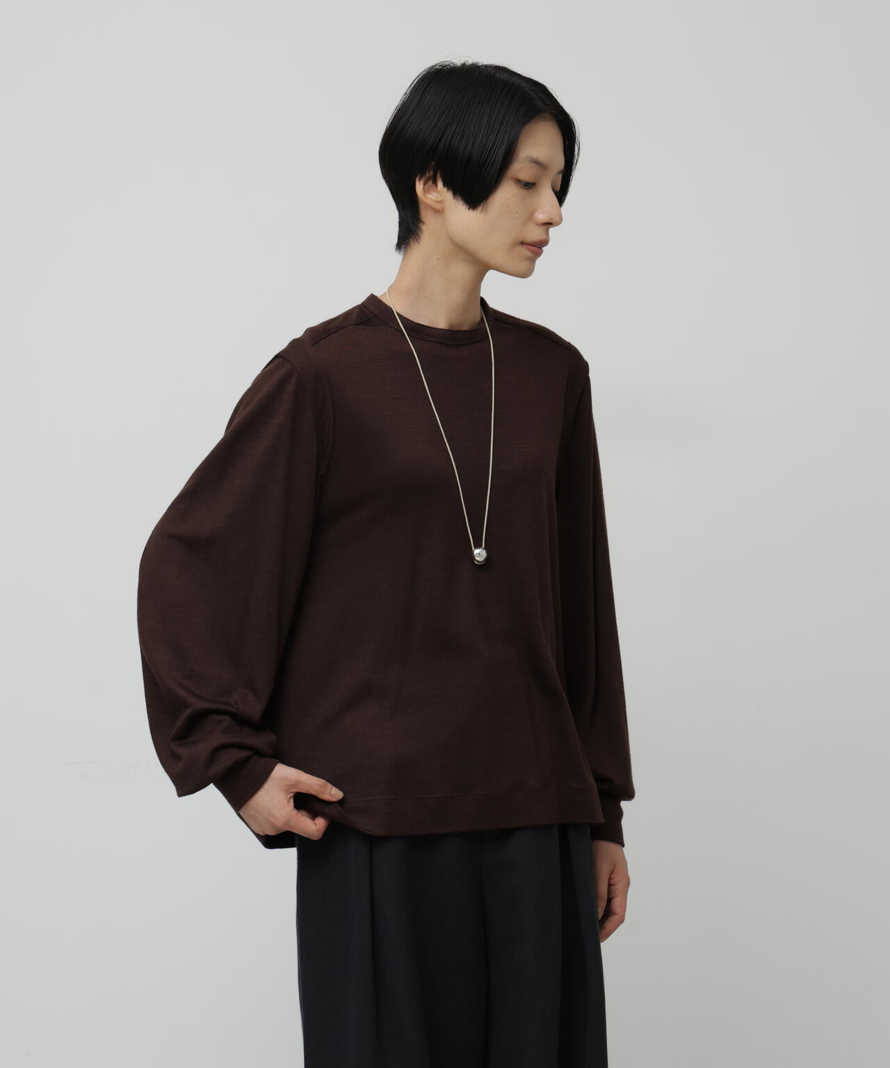 2／72ウール天竺ブラウス | wagona（ワゴナ） ｜【公式】通販mix