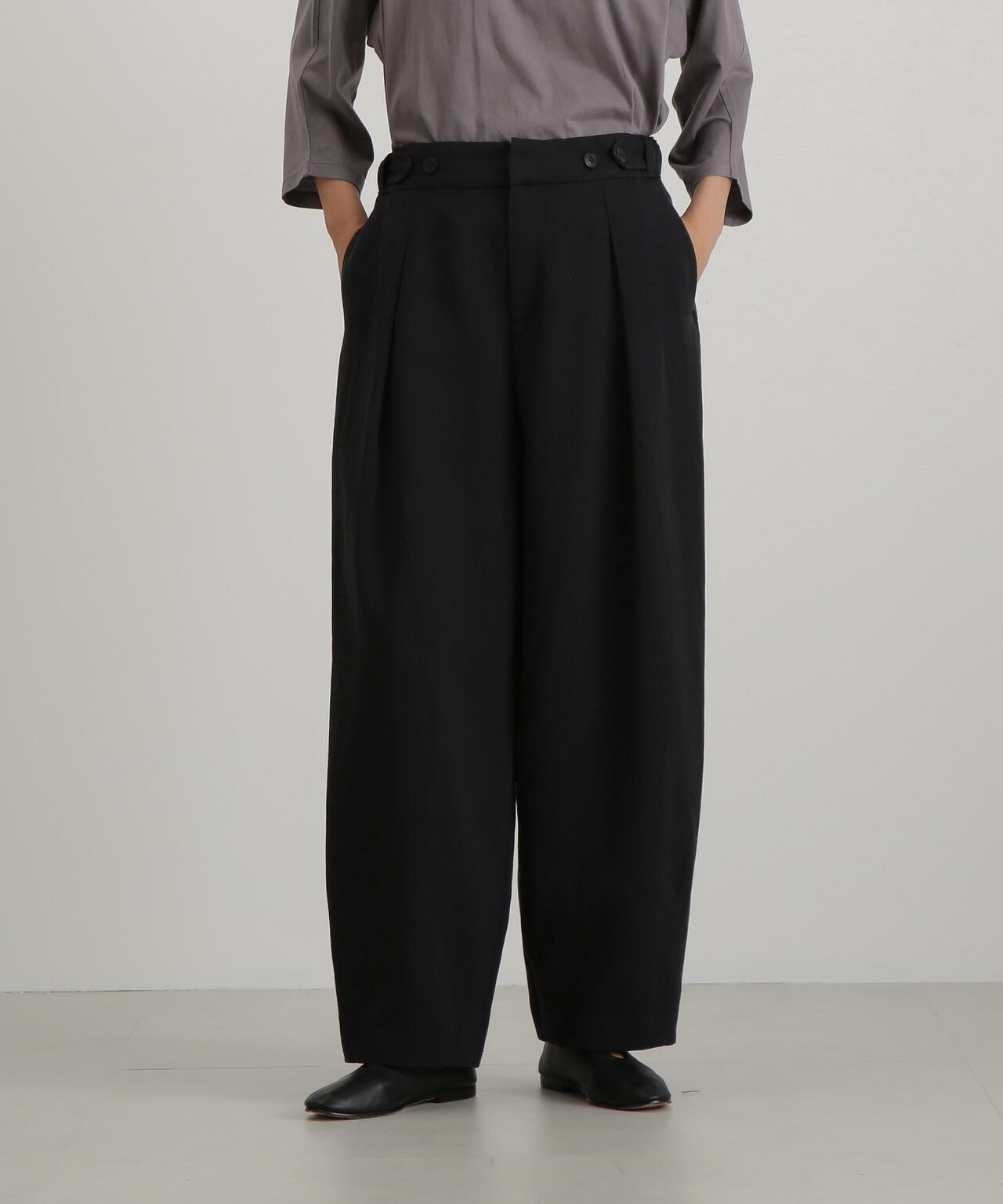 ウール麻カシドスパンツ