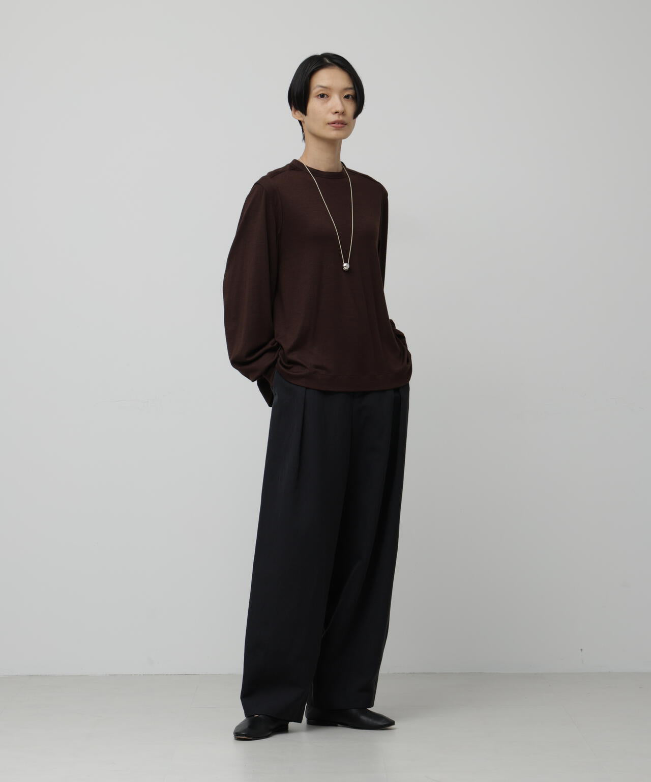 ウール麻カシドスパンツ