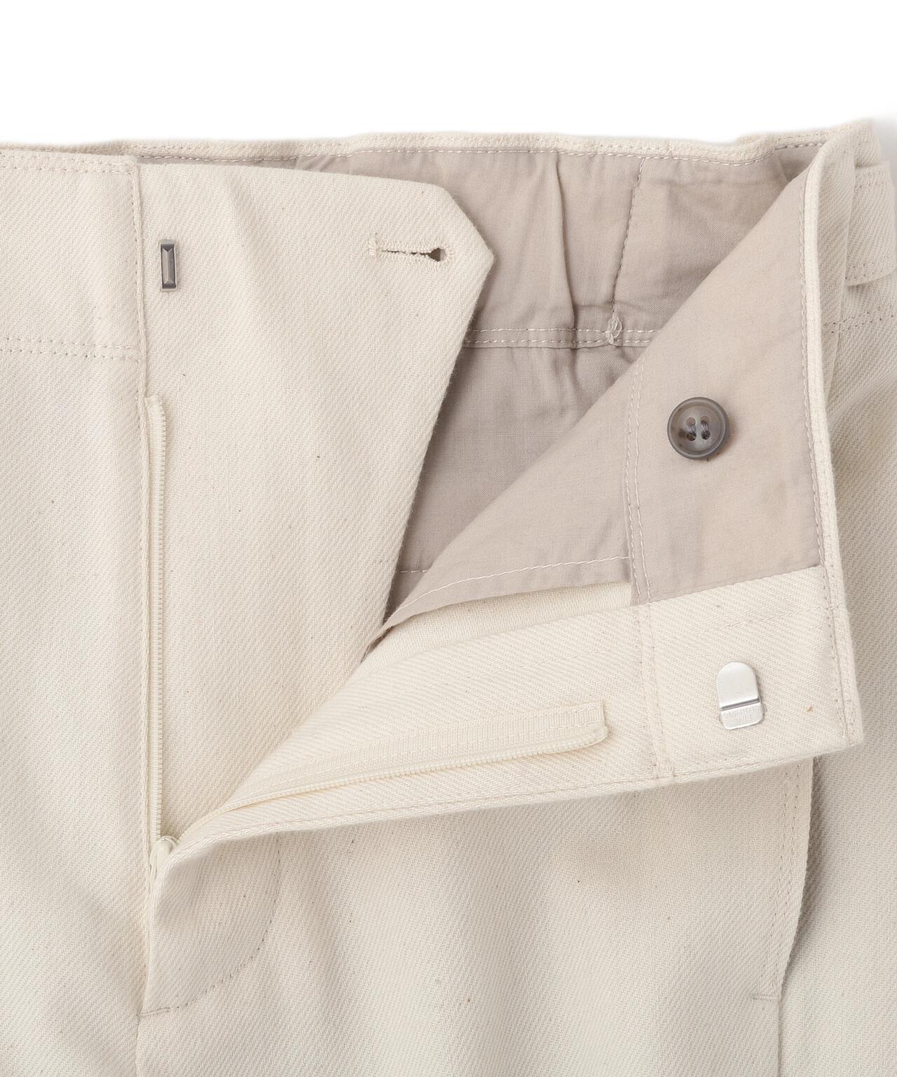 コットンウールソフトテーパードパンツ