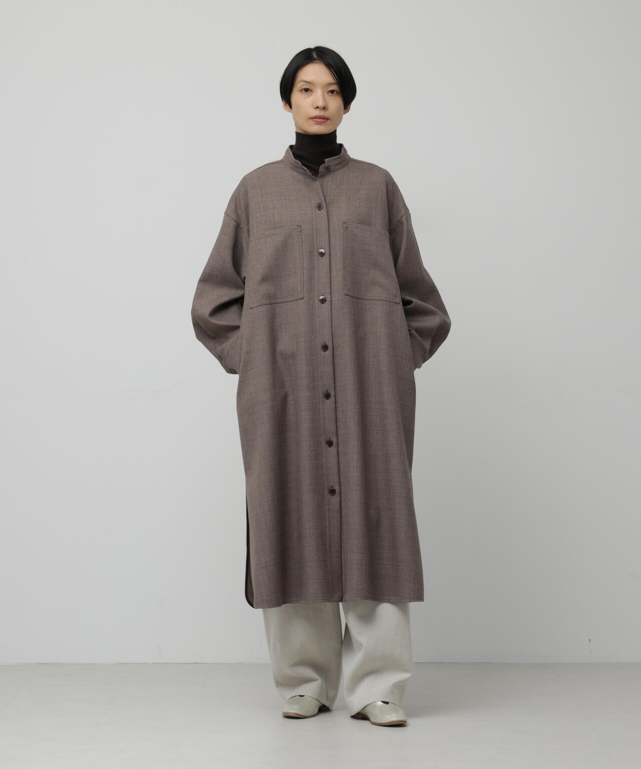 轟木節子×ｗａｇｏｎａ・ドライウールツイルワンピース