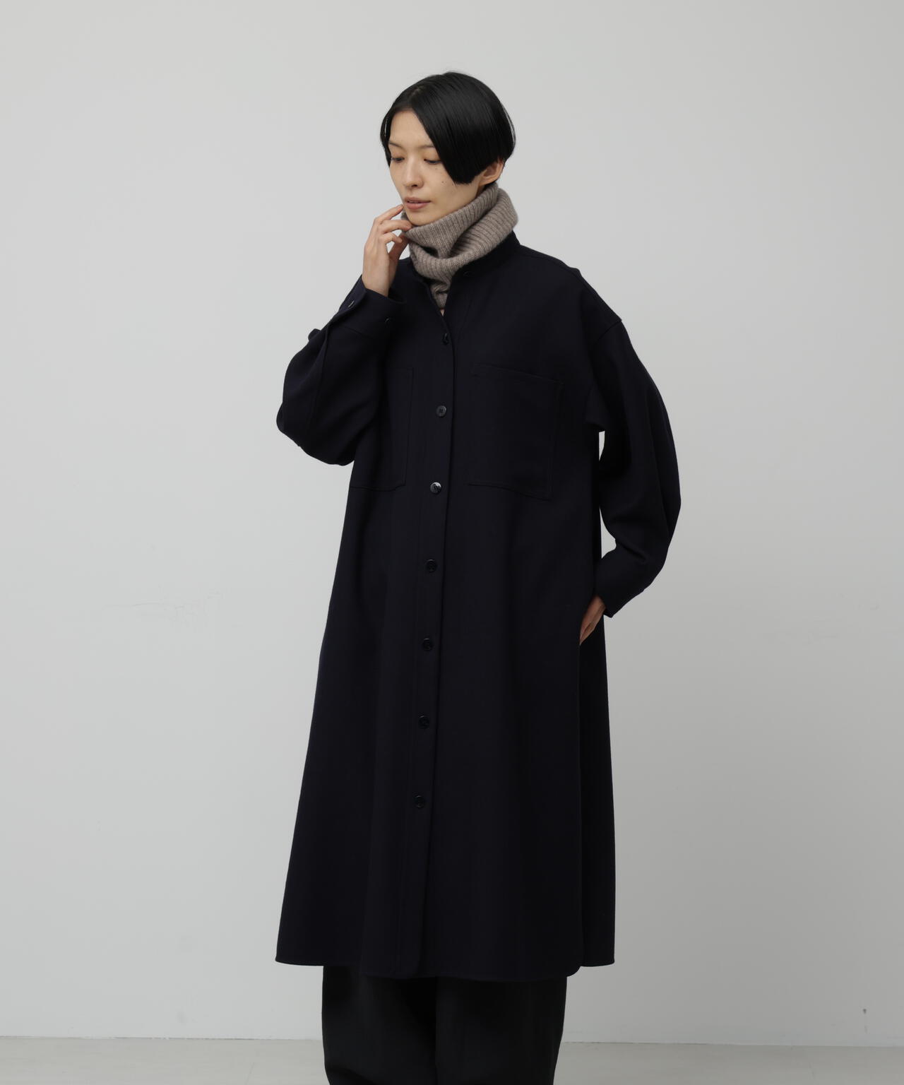 轟木節子×ｗａｇｏｎａ・ドライウールツイルワンピース