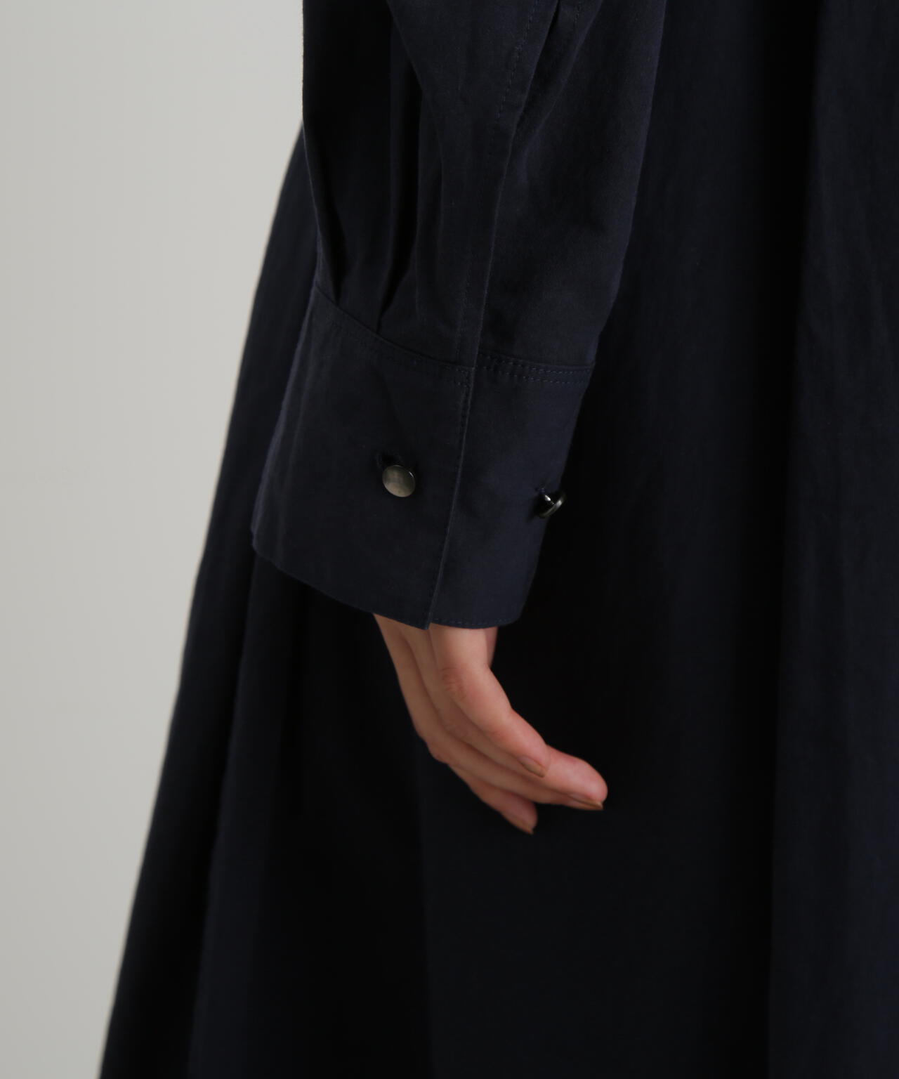 ハイカウントコットンツイルワンピース