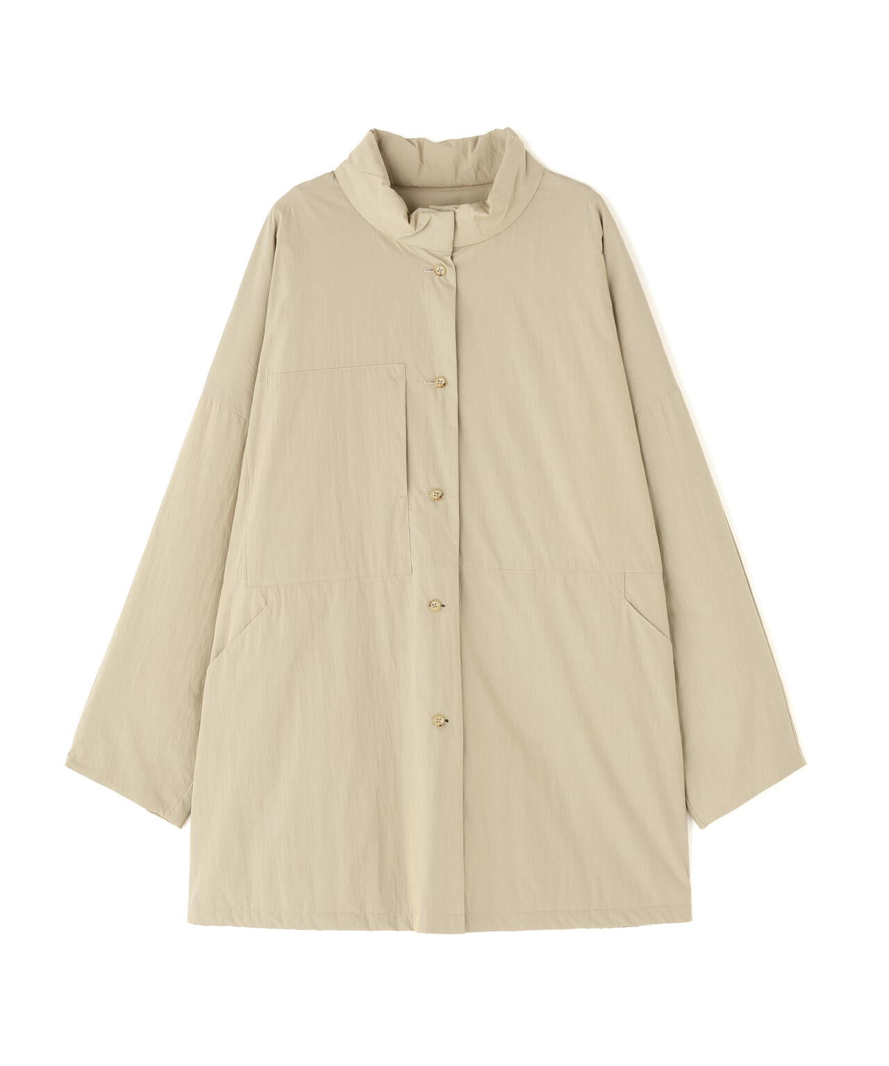 リサイクルナイロン交織ポプリンブルゾン