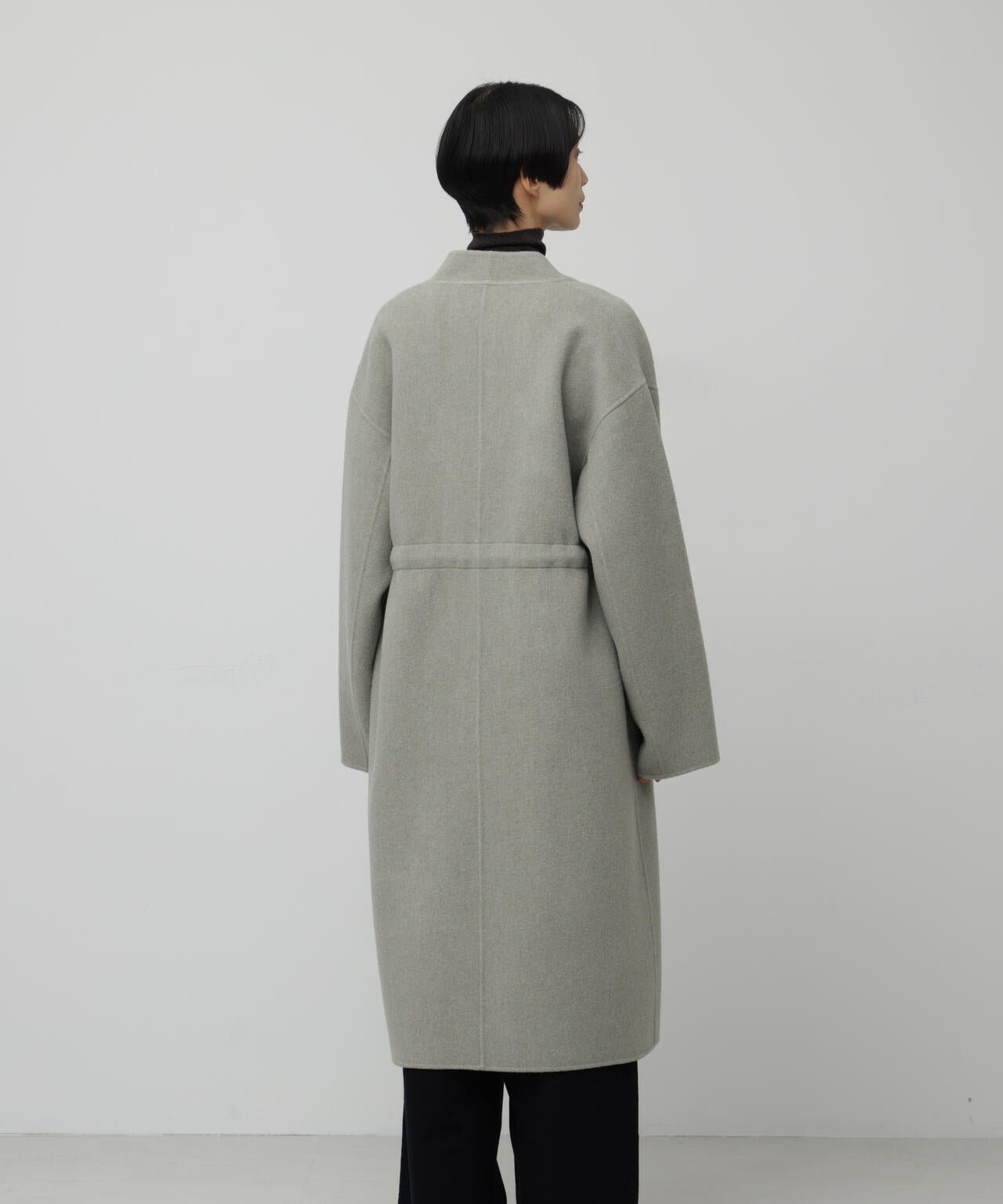 メリンプ配色リバーコート