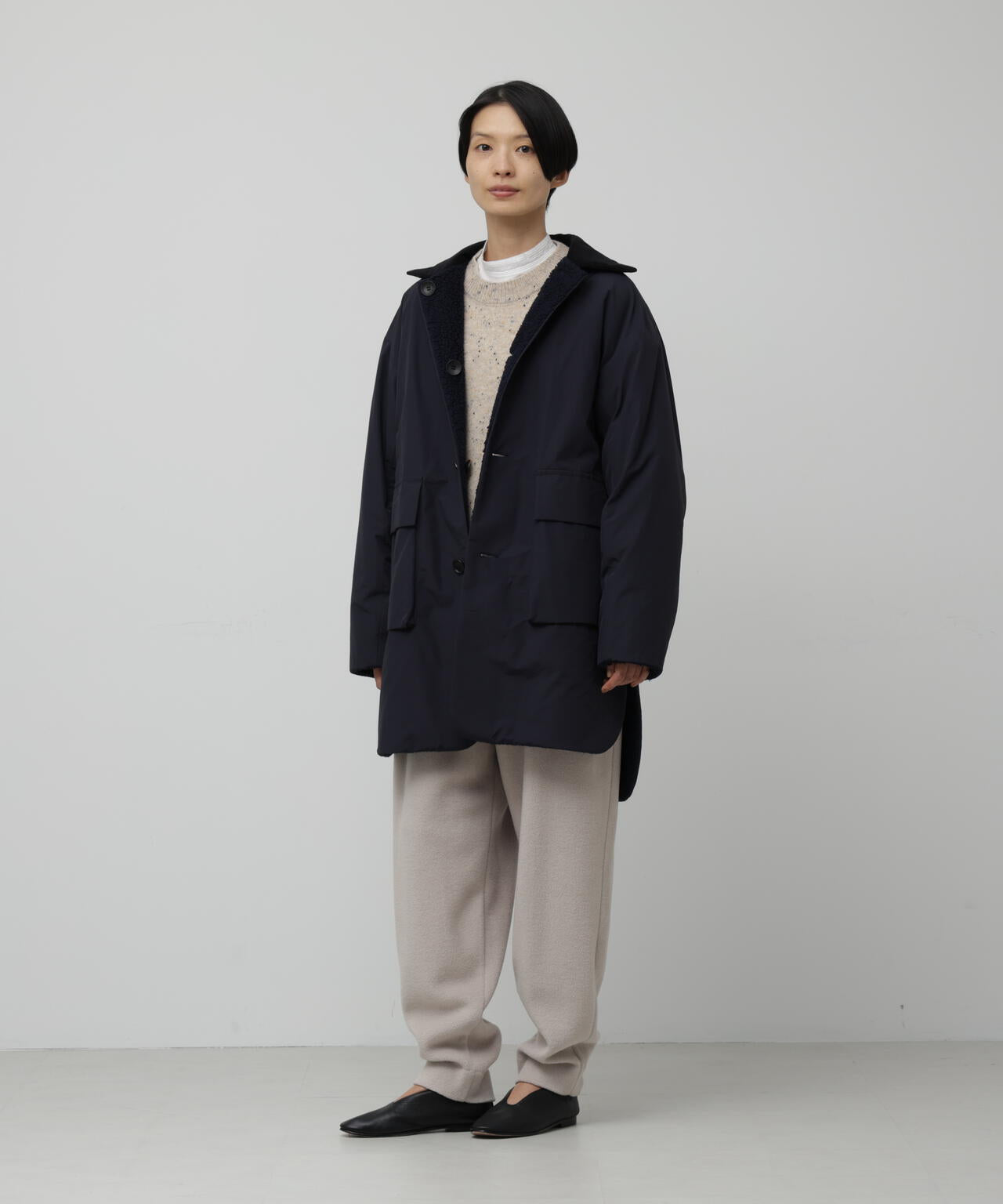 ボア・トスカーナプードルリバーシブルコート