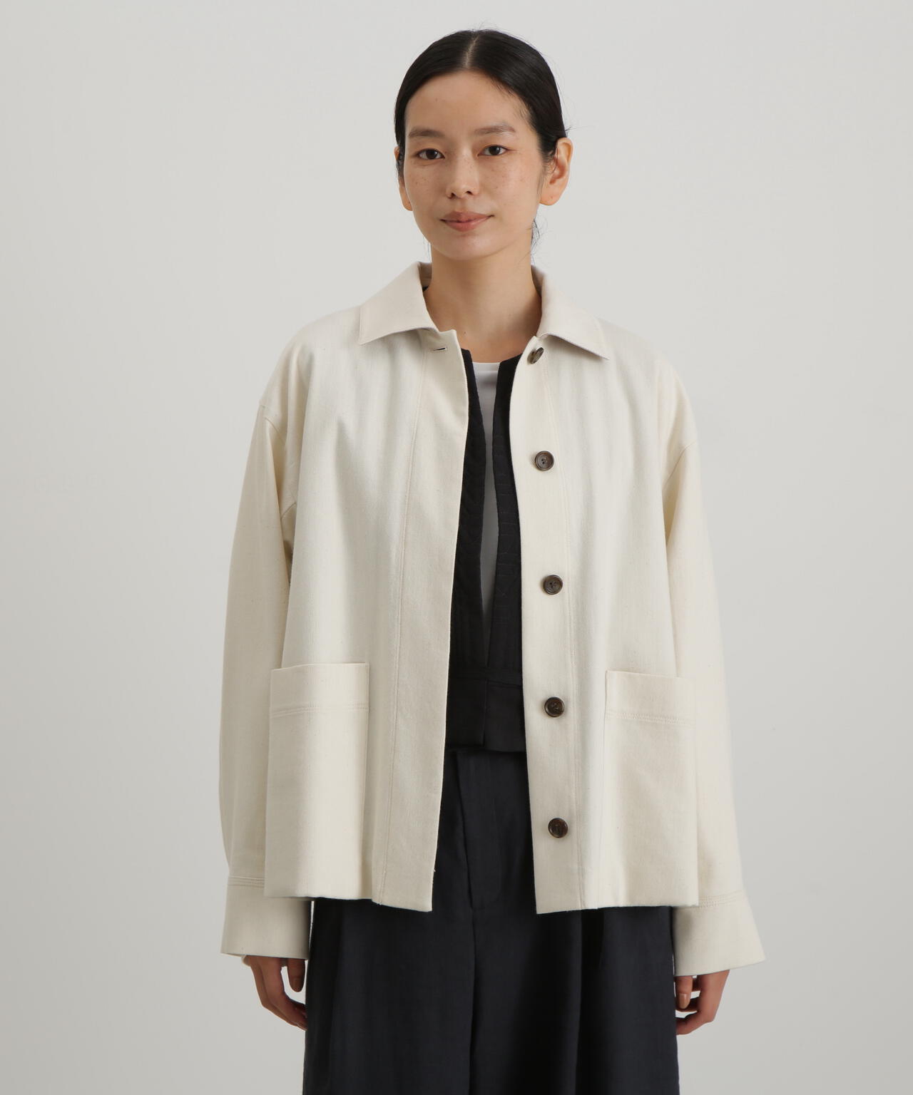 コットンウールショートブルゾン | wagona（ワゴナ） ｜【公式】通販