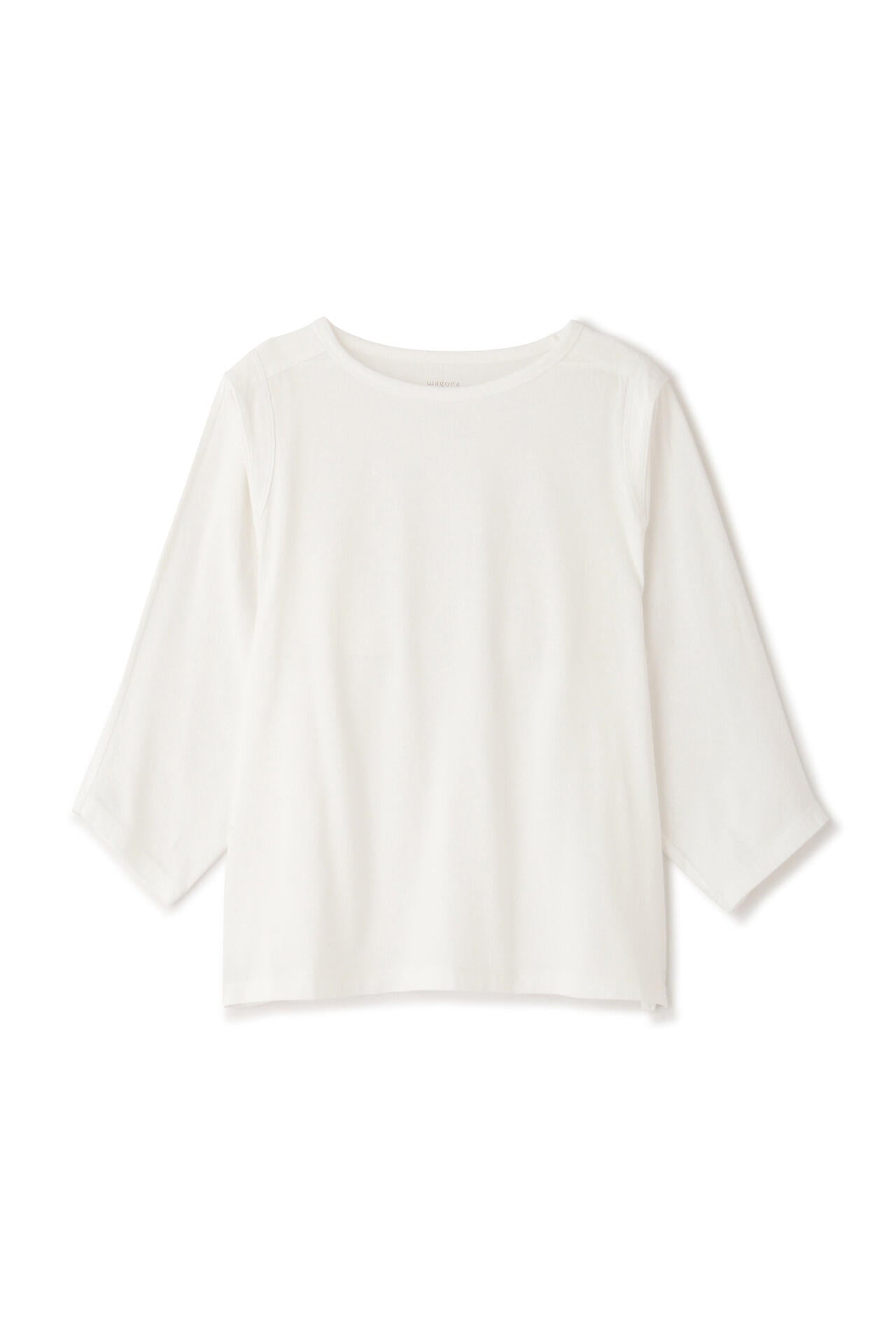 オーガニックコットン天竺7分袖プルオーバー | wagona（ワゴナ