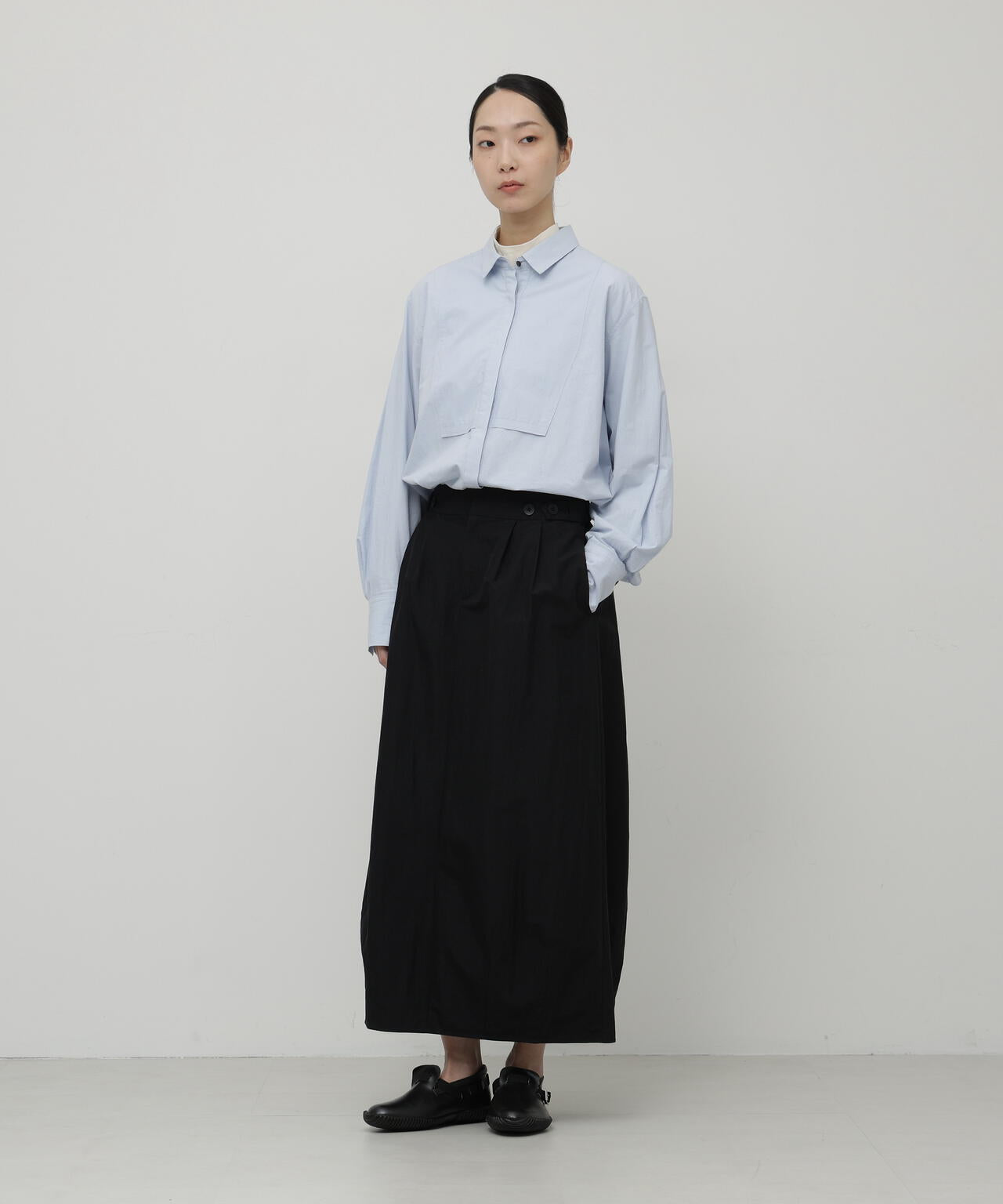 オーガニック天竺ハイネックカットソー