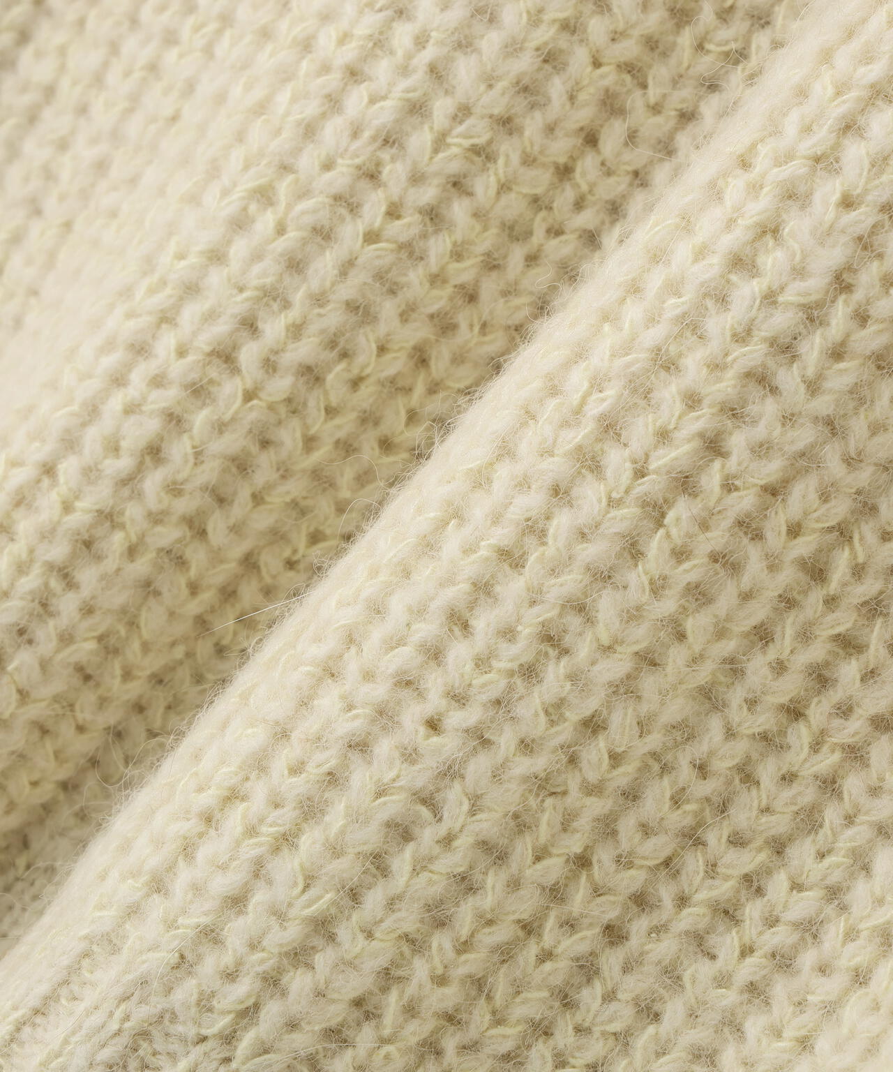 ウールＦＯＸシルクニットスリーブレストップス