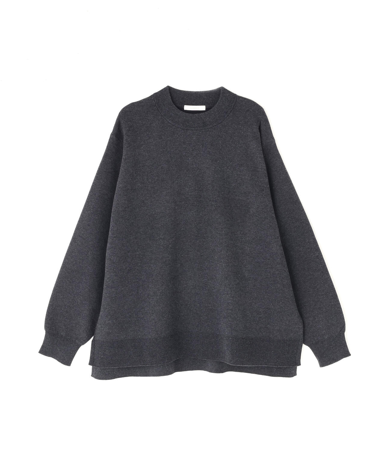 コットンカシミヤ接結ニットプルオーバー