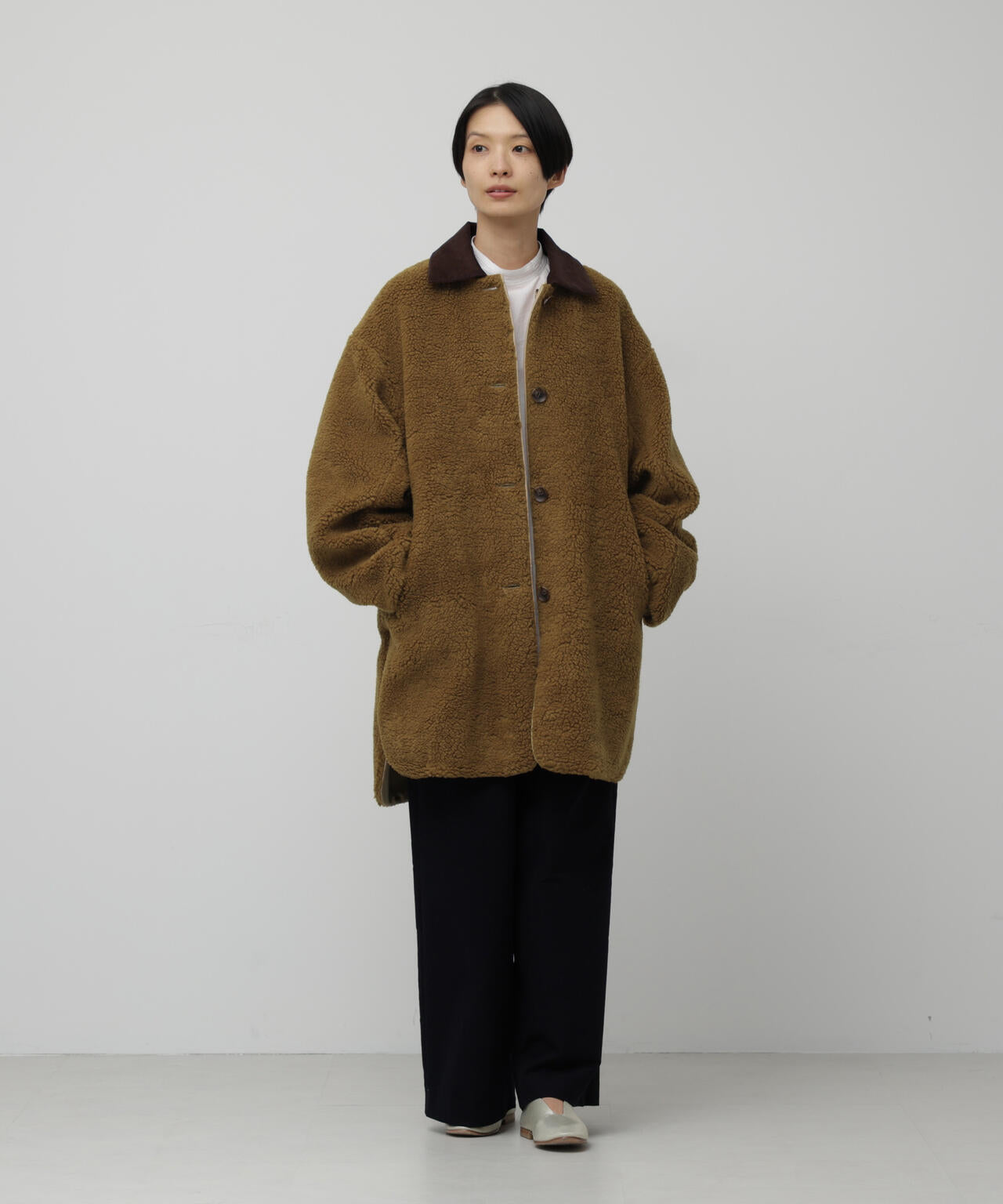 pois ポワ　ニット　ベスト Pois ポワ❢完売❢knit vest ニットベスト ホワイト - メルカリ