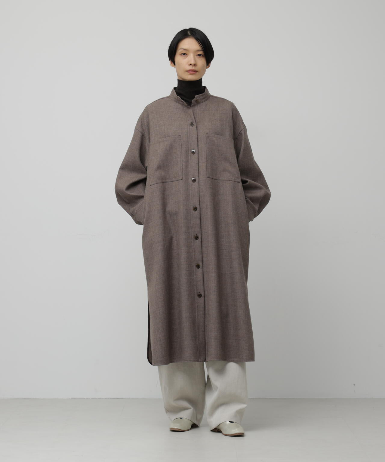 ハイゲージタートルニットプルオーバー