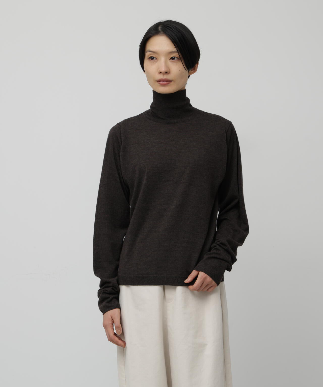 OHGA Premium Wool タートル ブラック OHGA Premium Wool タートル ブラック PREMIUM WOOL | OHGA