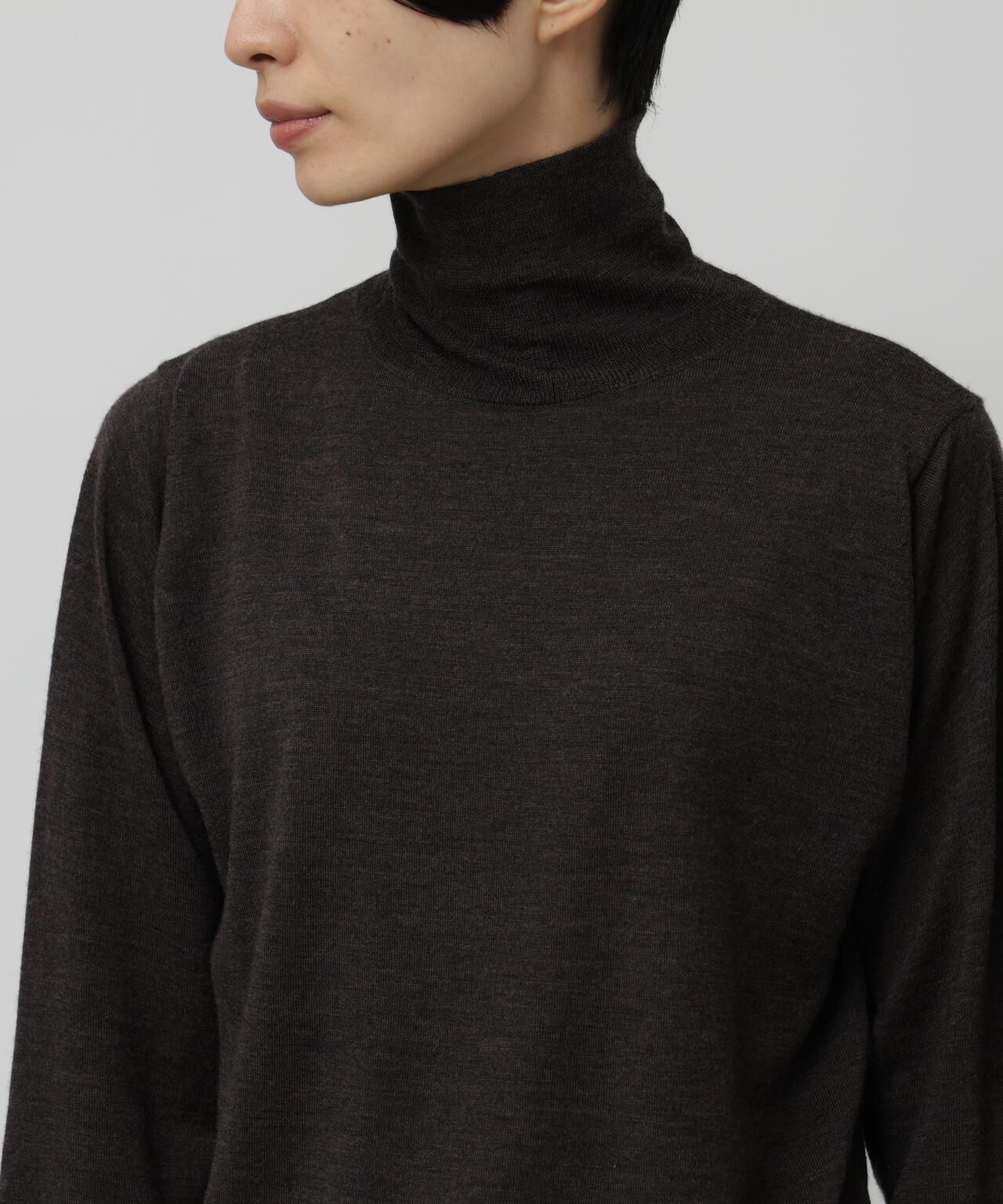 ハイゲージタートルニットプルオーバー