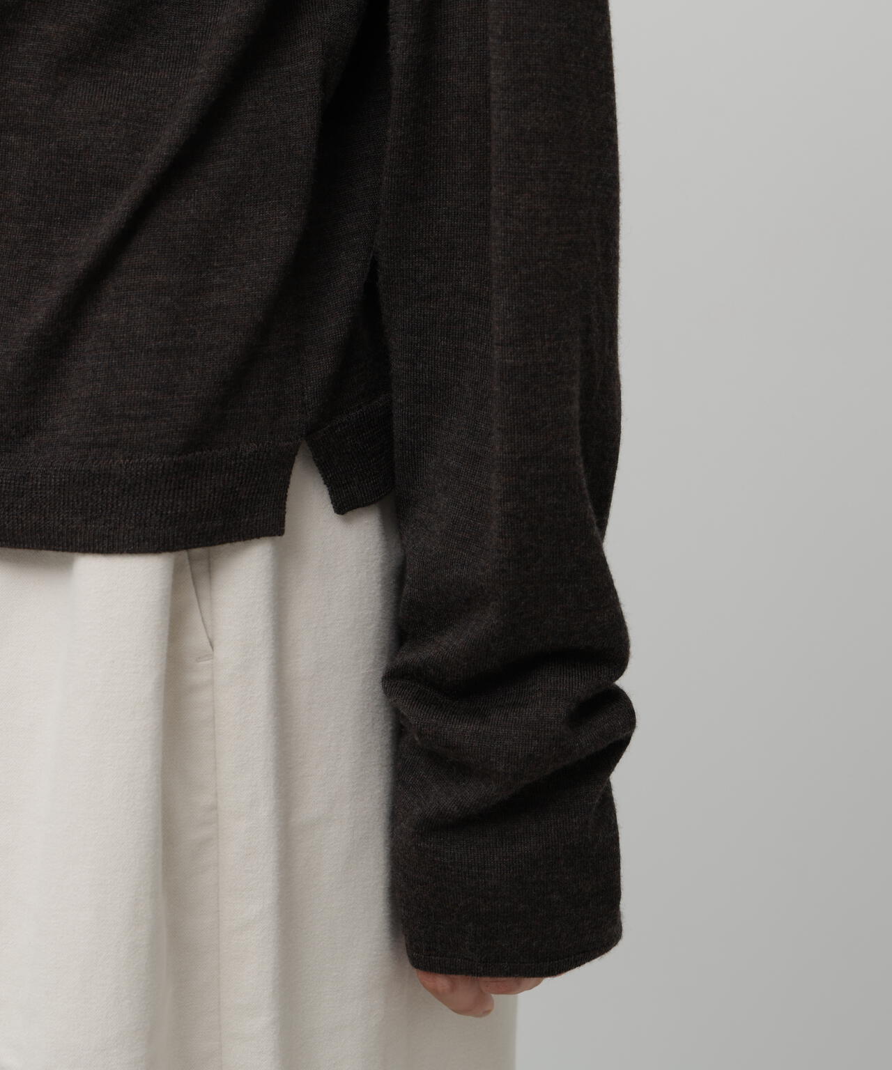 ハイゲージタートルニットプルオーバー