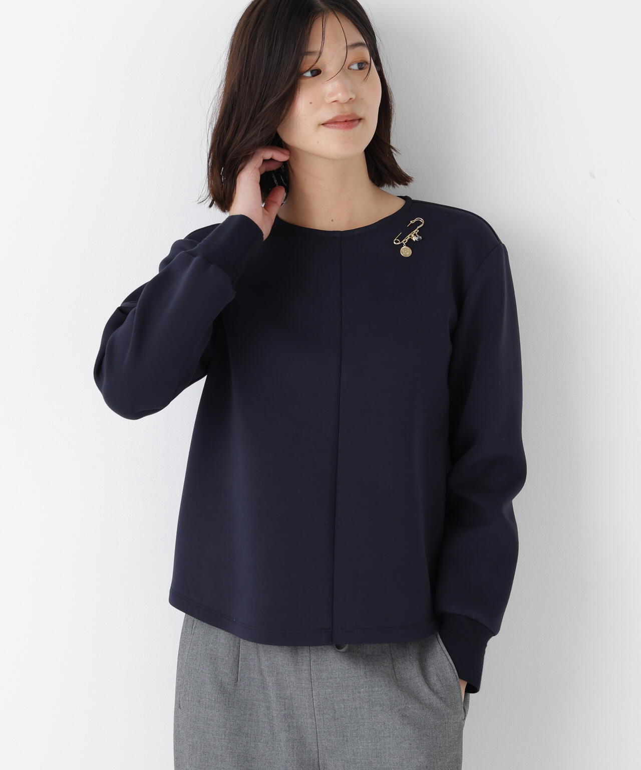 ダンボールクルーネックプルオーバー