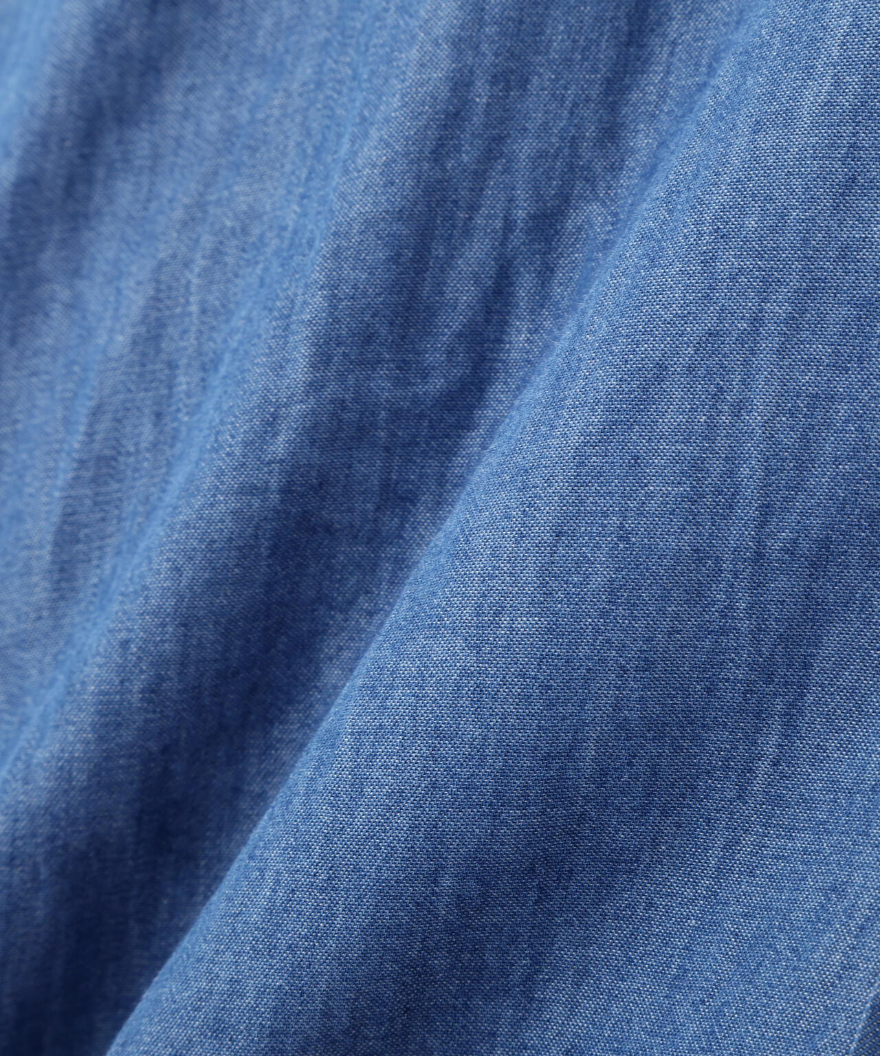 ライトオンスデニムピンタックブラウス