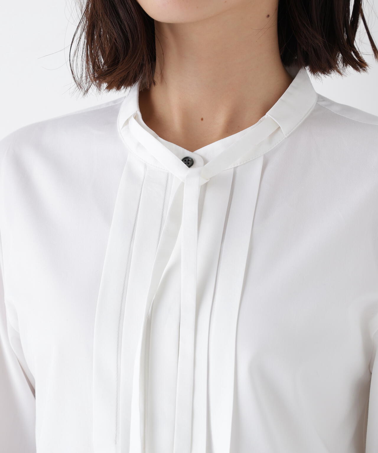 コットンリヨセルブロードタイブラウス