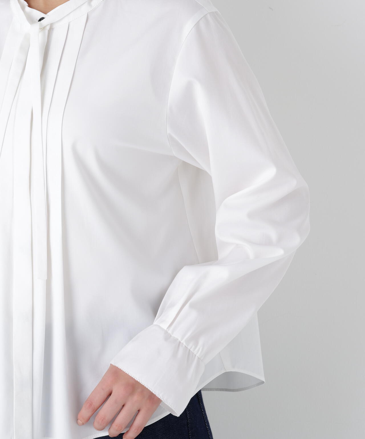 コットンリヨセルブロードタイブラウス