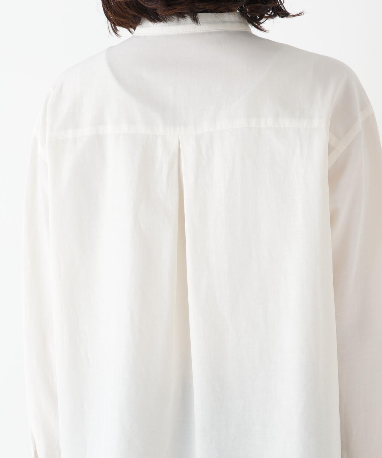 レースドッキングハンドカラーブラウス