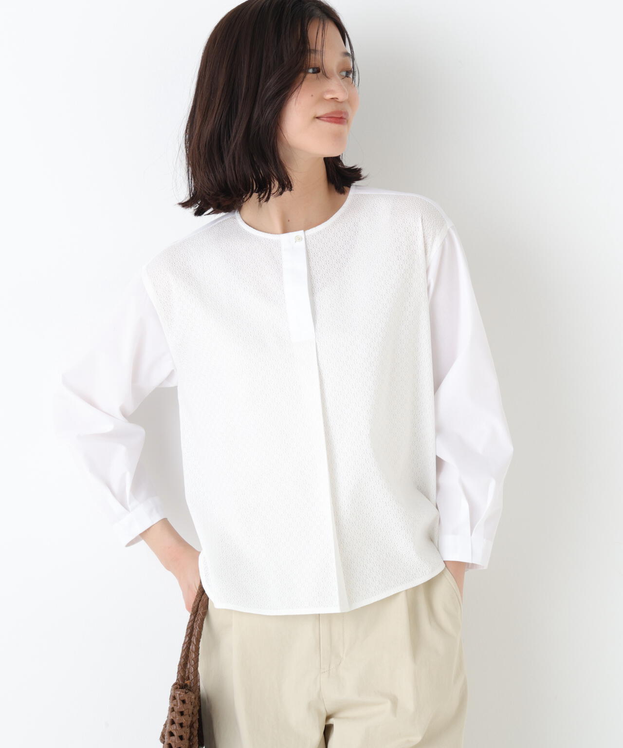 カラミレーススキッパーブラウス