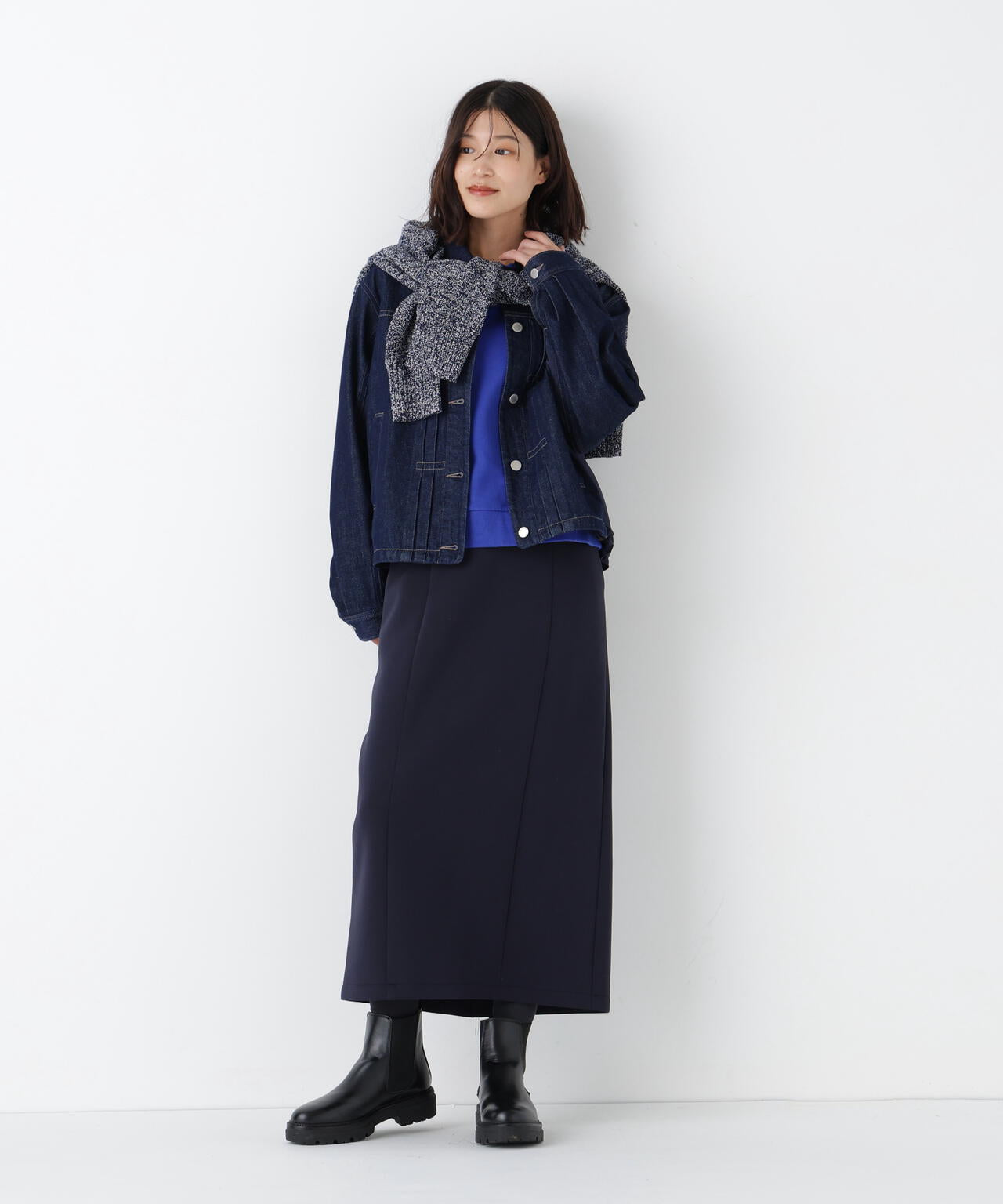 [値下げ]新品✨未使用✨ヒューマンウーマンのスカート human woman（ヒューマンウーマン） ◇マリンフレアスカート