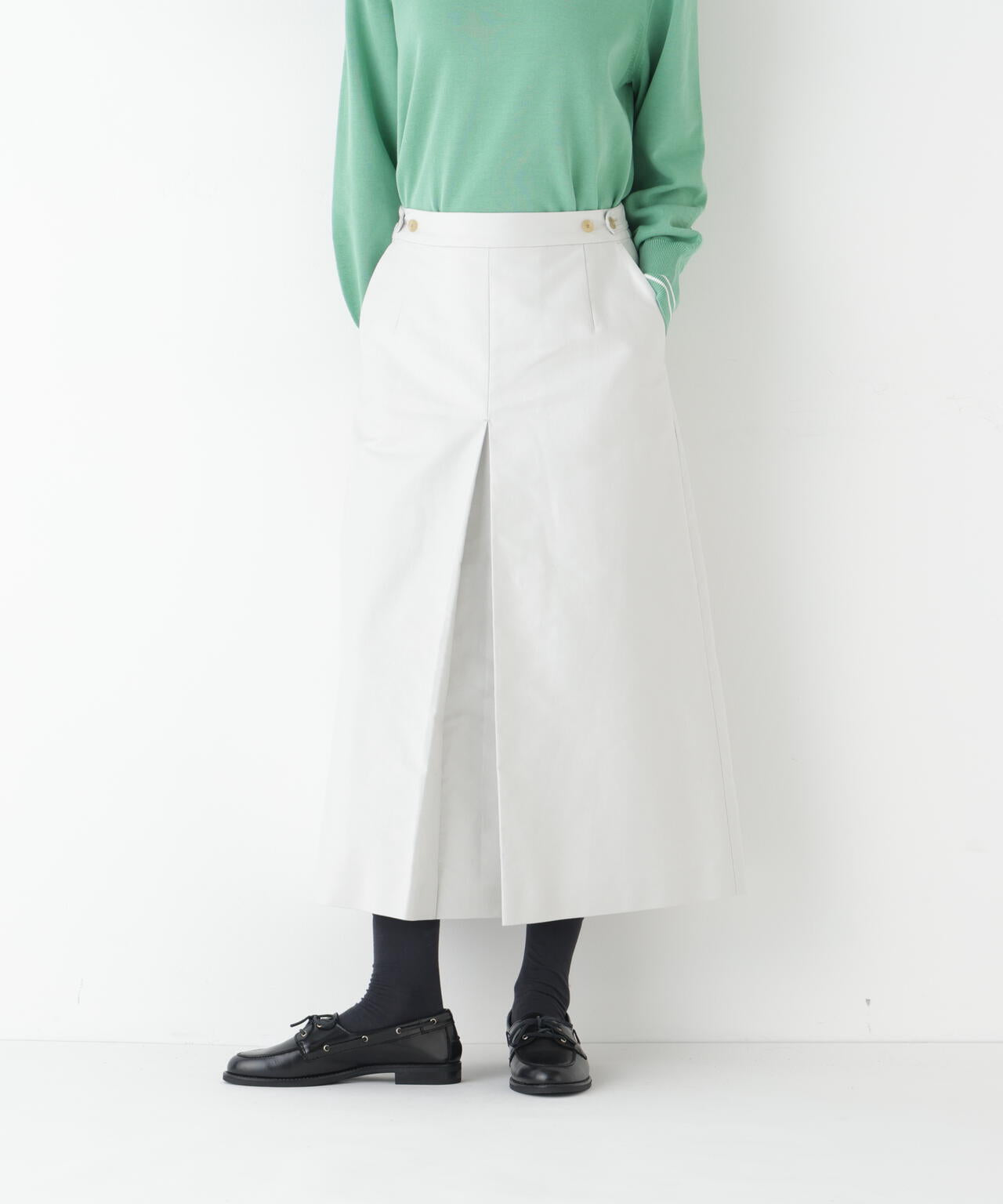 ライトモールスキンＡラインスカート