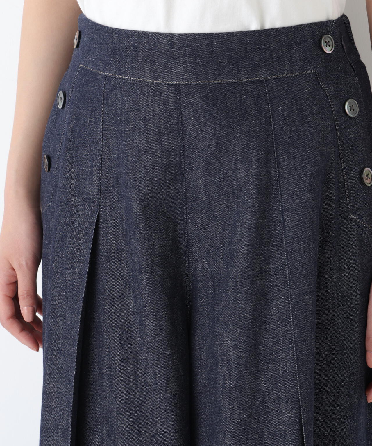 《定番素材 / マルチサイズ / 洗える》ライトオンスデニムタックスカーチョ