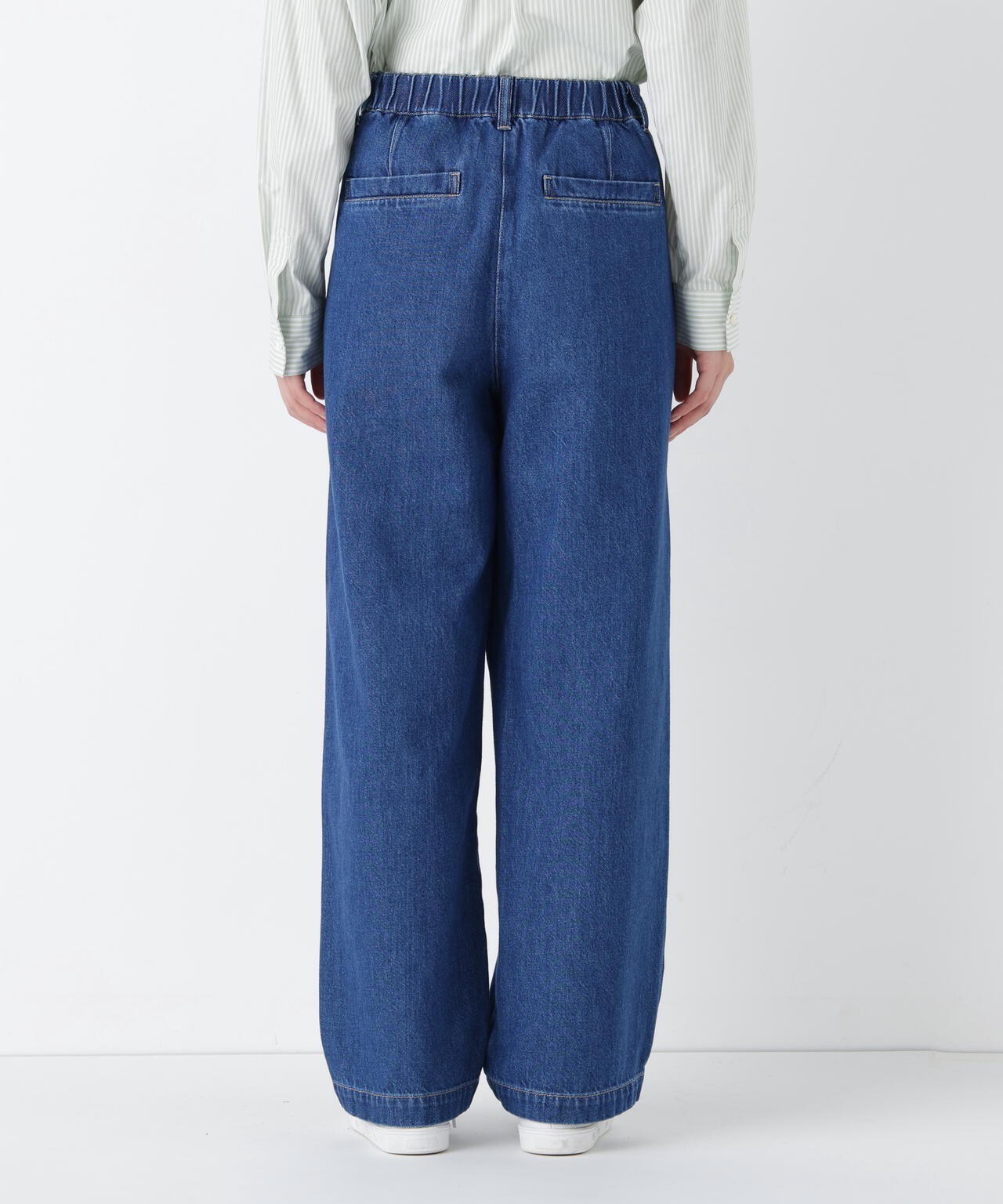洗える》ソフトデニムバレルパンツ | human woman（ヒューマンウーマン